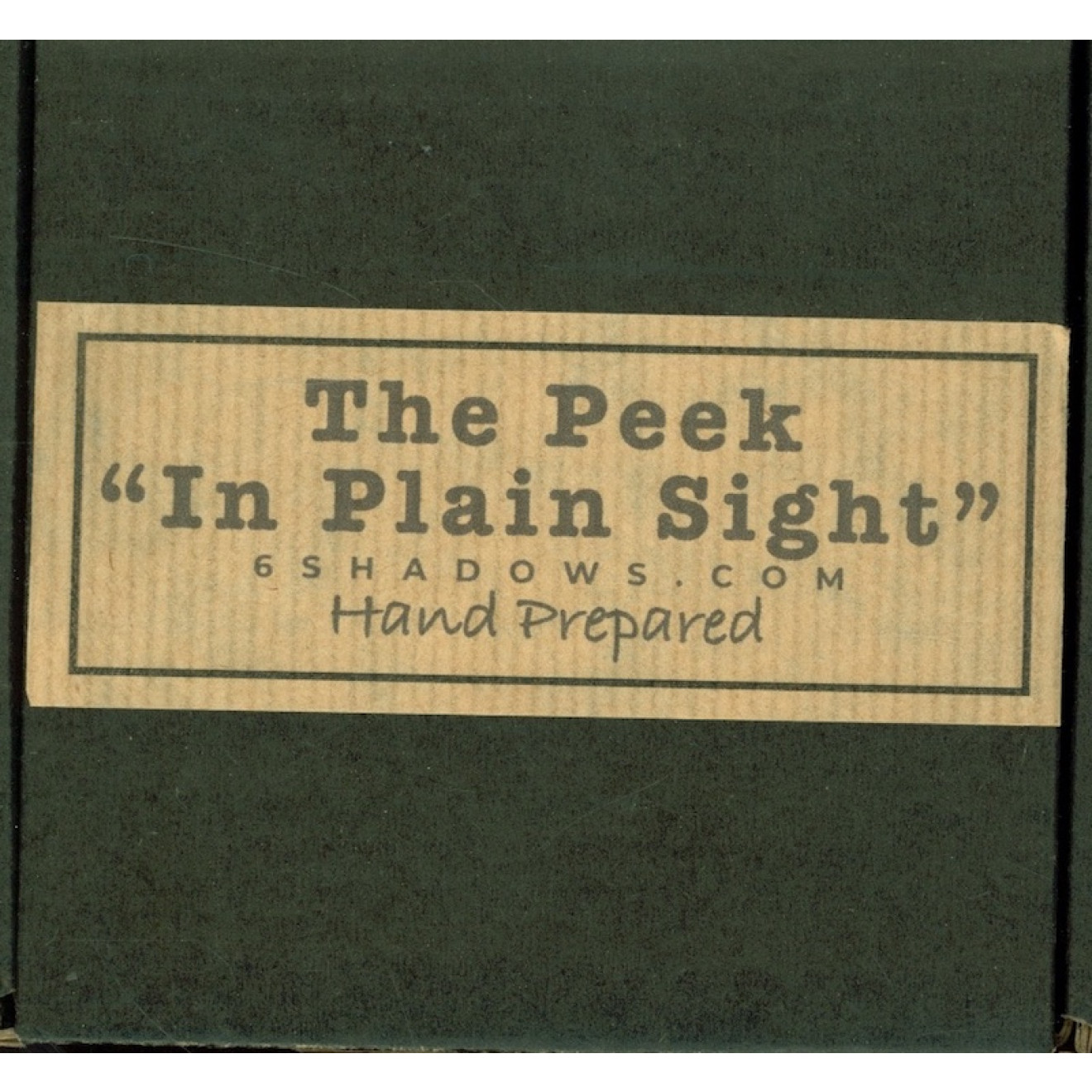 The Peek- In Plain Sight by Casper Ryanl Peek