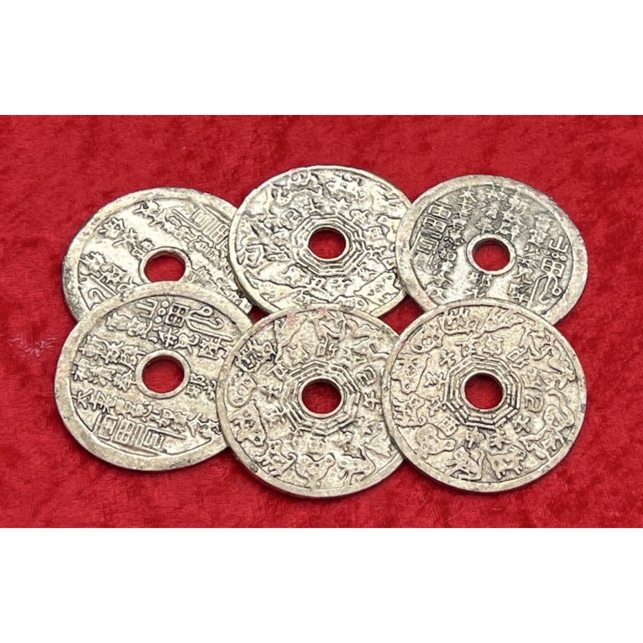 China Münzen Set 6er (gold)