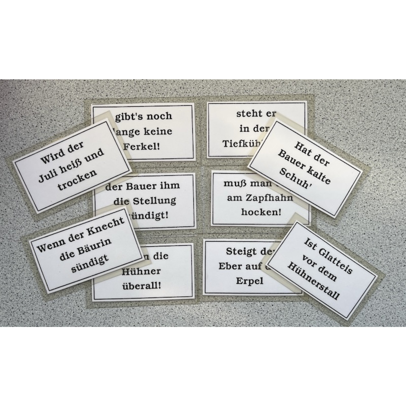 Wird die Regel stimmen?