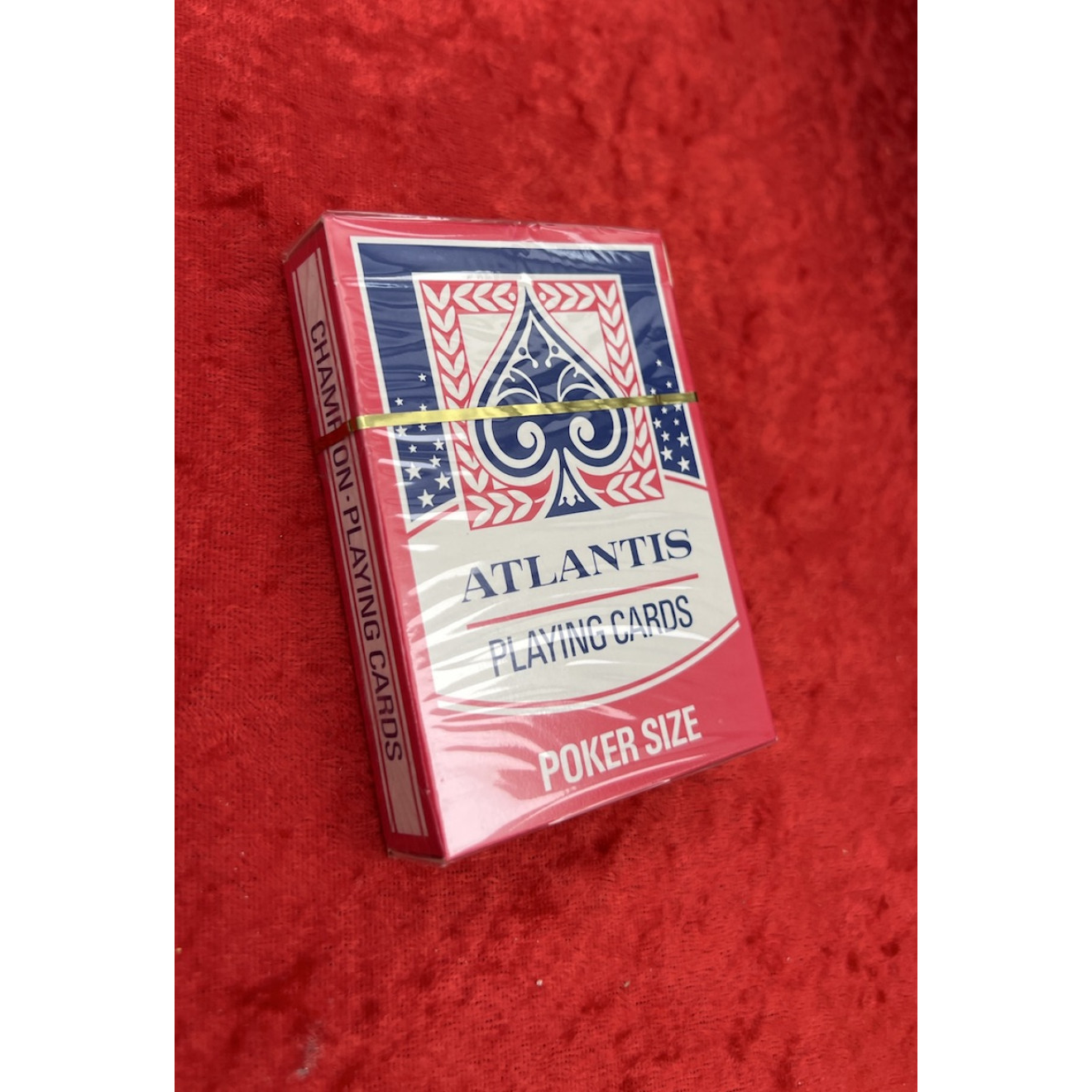 ATLANTIS Playing Cards Poker Size RED