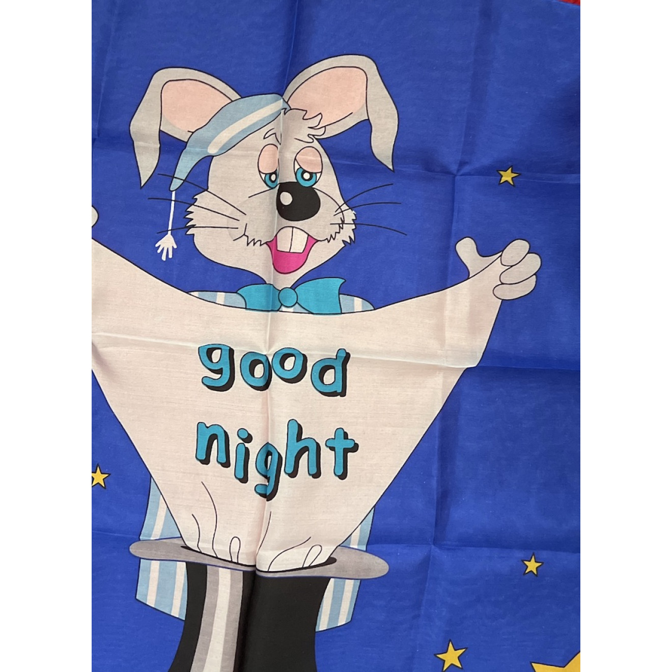 Hasentuch "Good Night" 45 x 45 cm