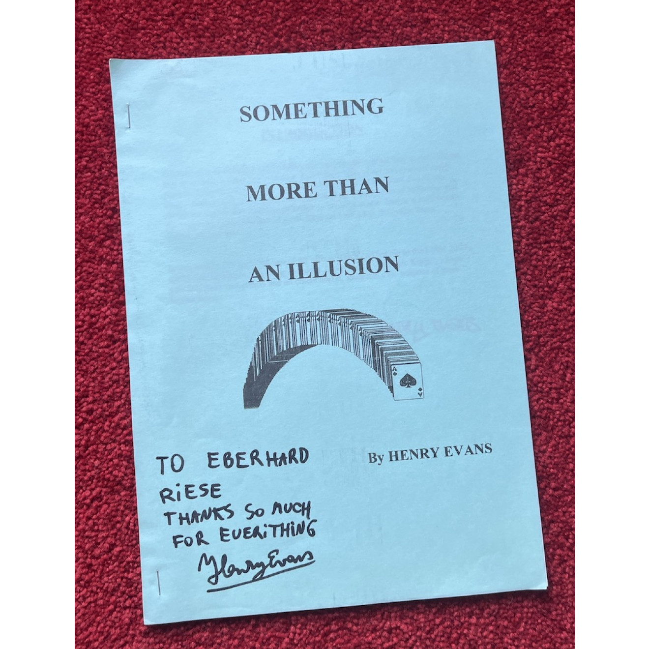 Something More Than an Illusion