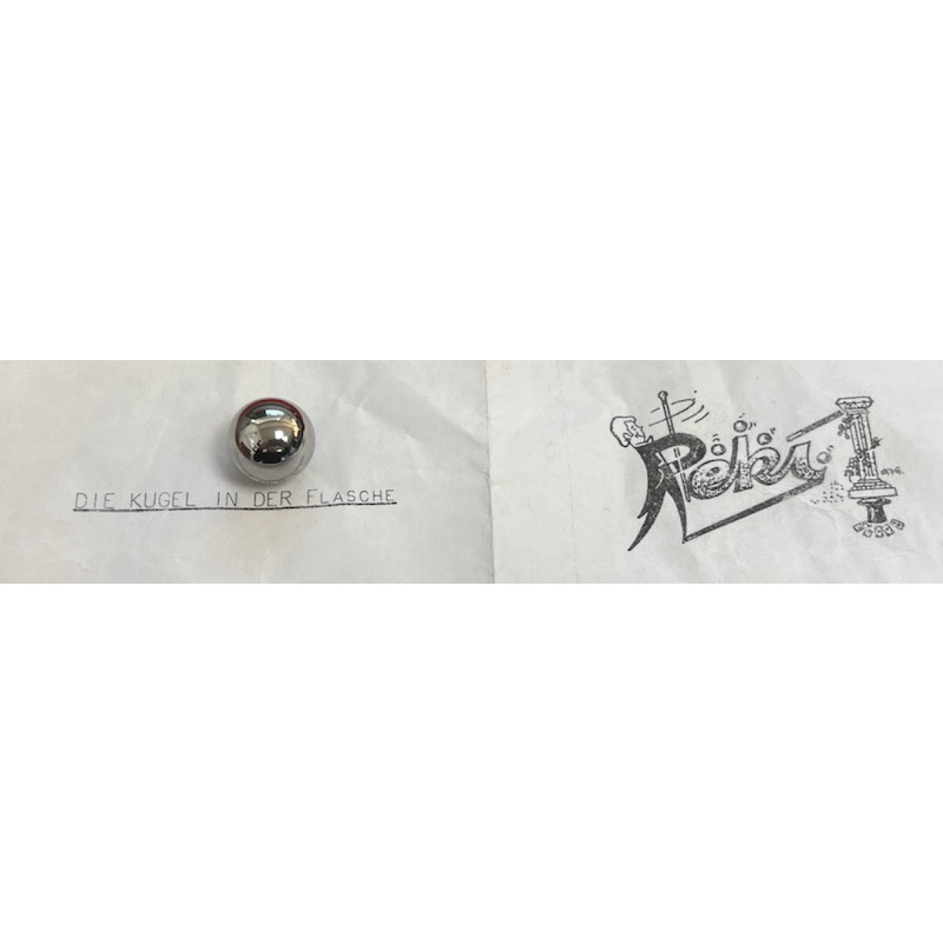 Die Kugel in der Flasche