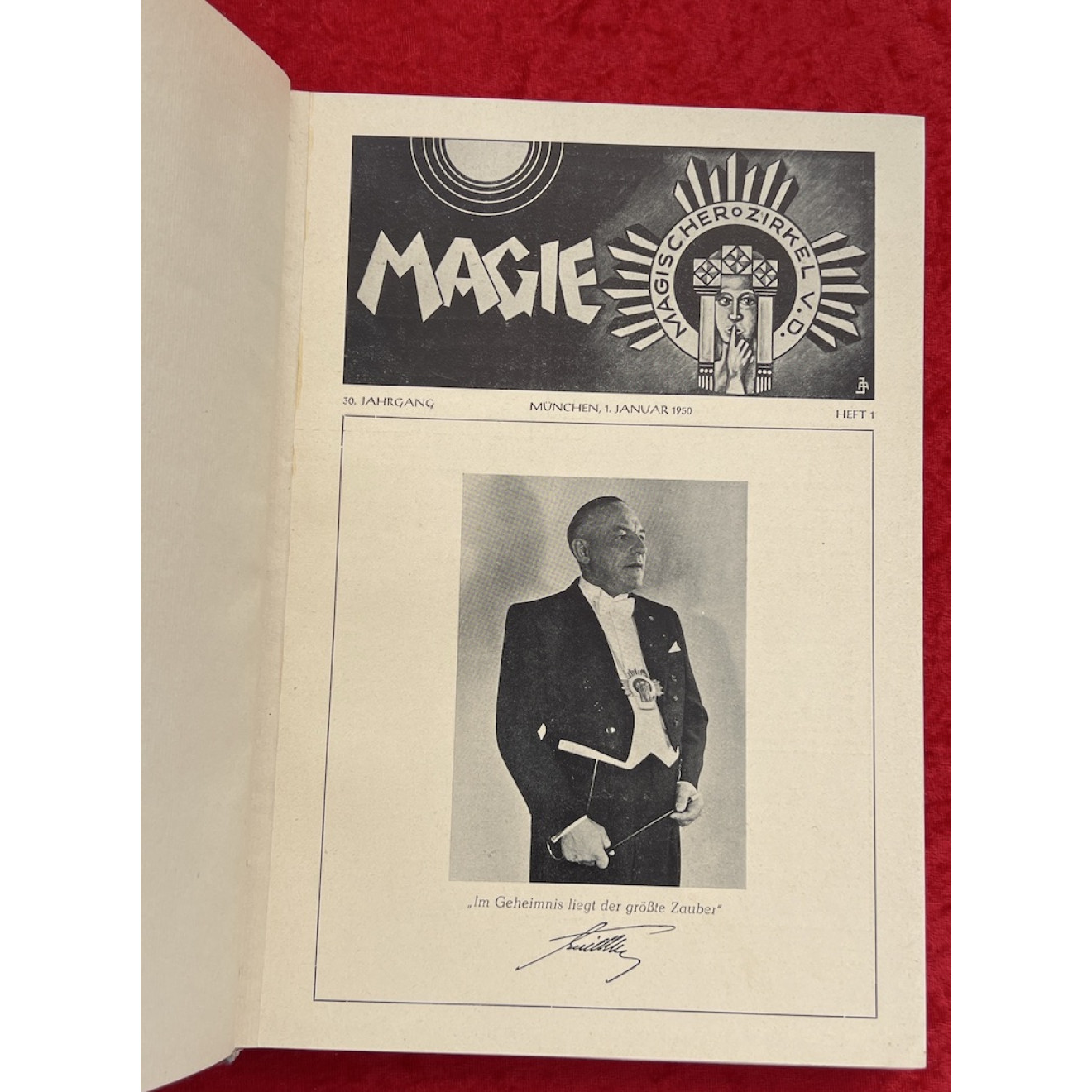 Magie, 30. Jahrgang (1950) gebunden