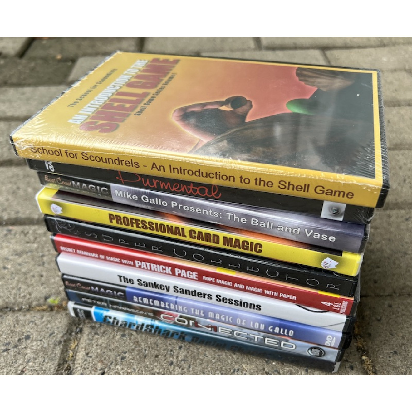DVD-Paket 10 div. englspr. DVD's