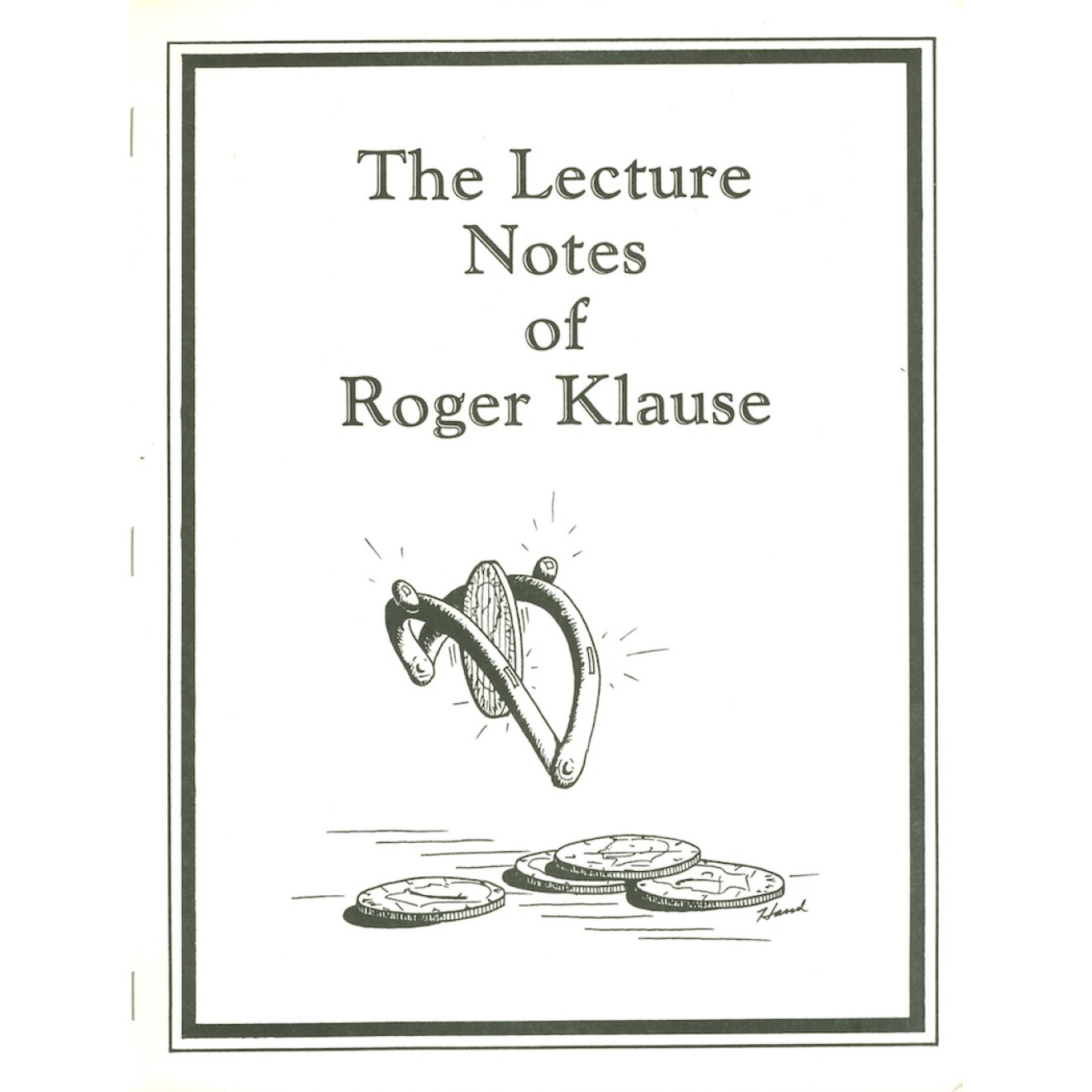 The Lecture Notes of Roger Klause