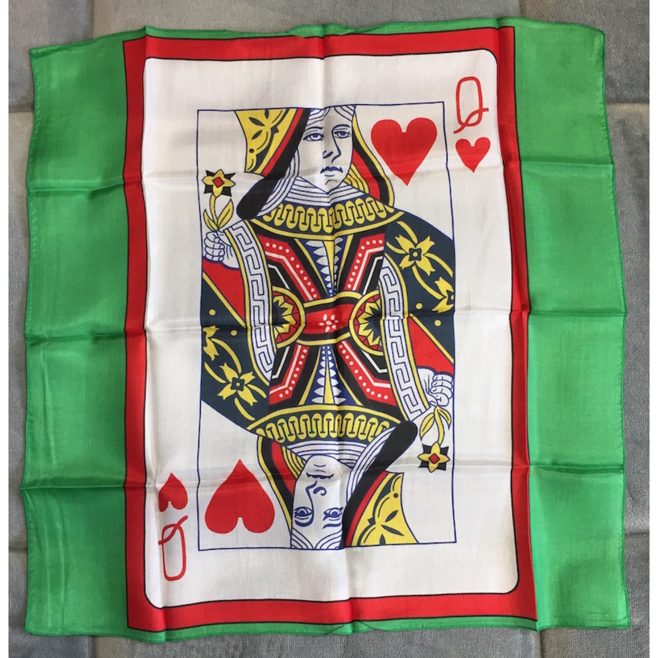 Kartentuch Herz-Dame 45x45