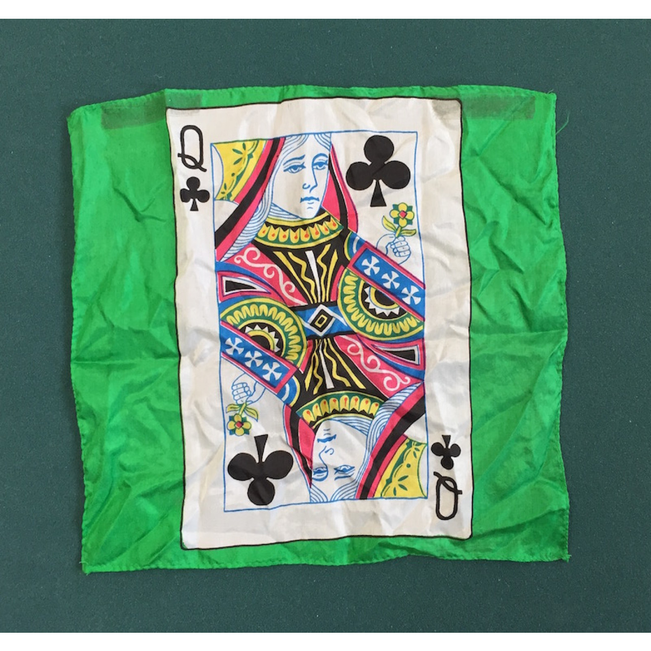 Kartentuch Kreuz-Dame 26 x 26