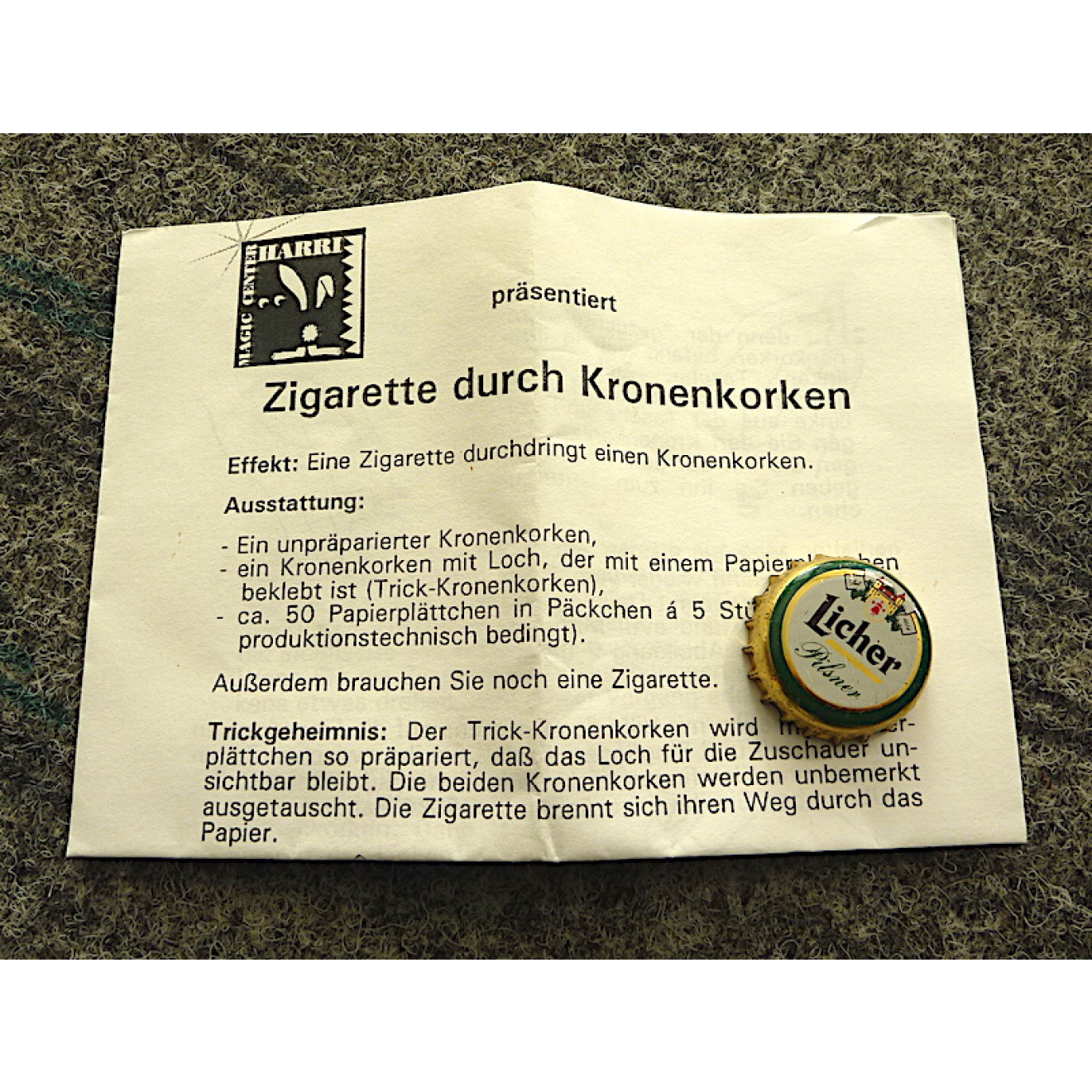 Zauber-Kronenkorken
