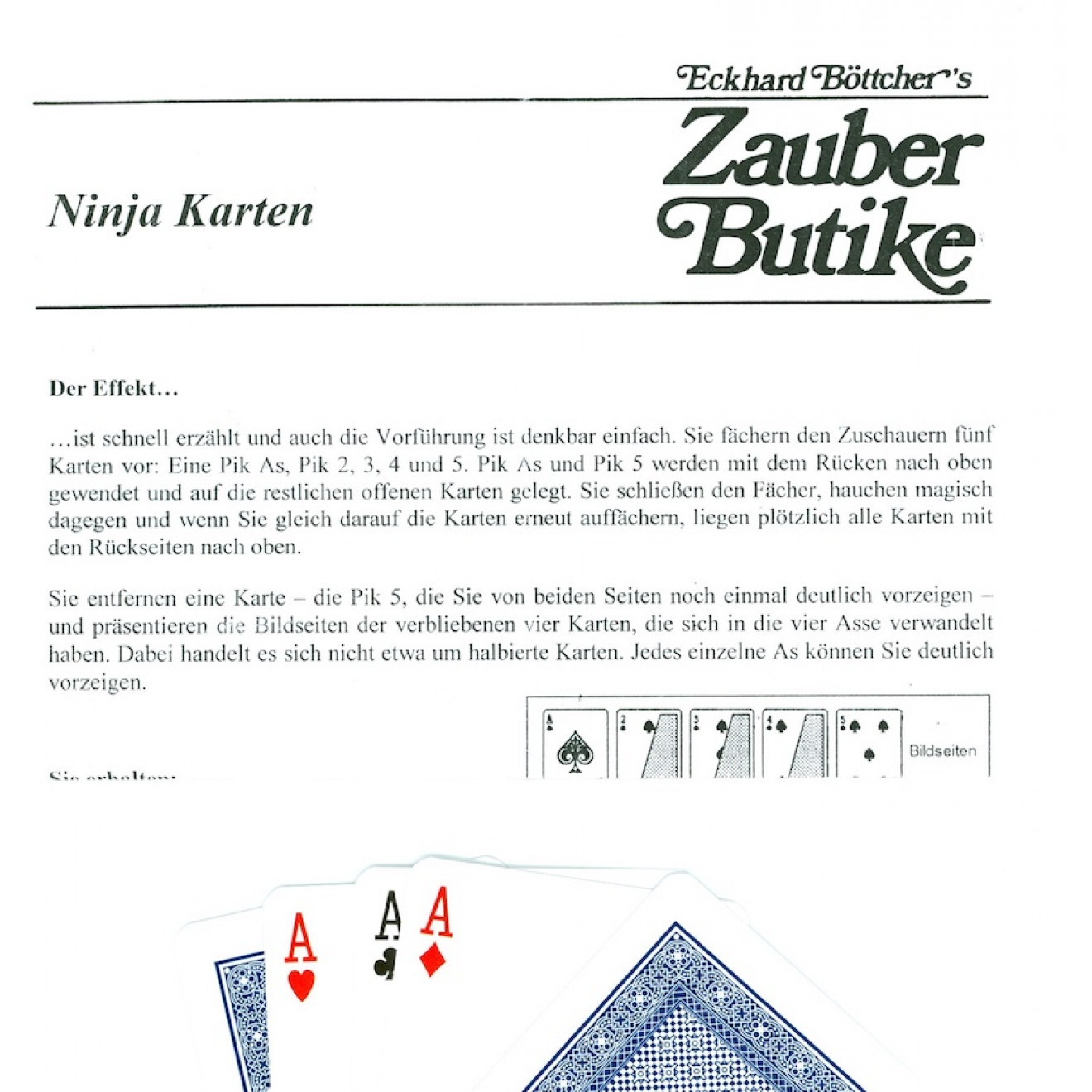 Ninja Karten