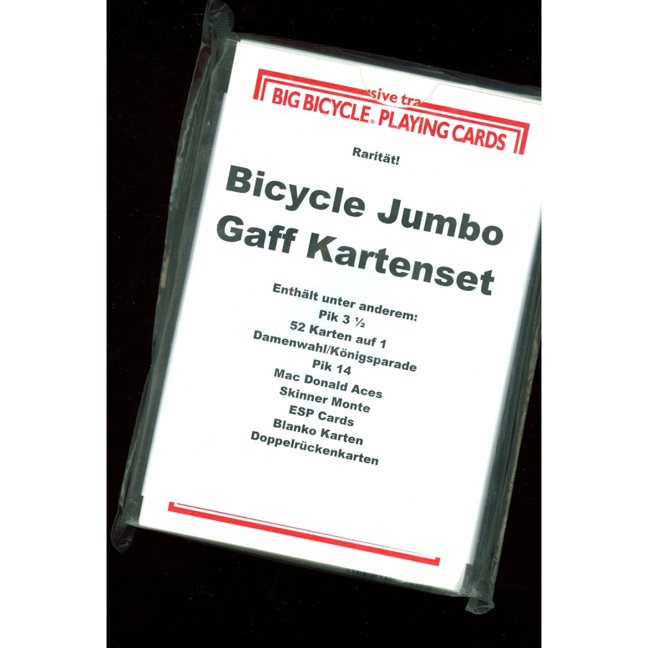 Bicycle Jumbo Gaff Kartenset *Rarität*