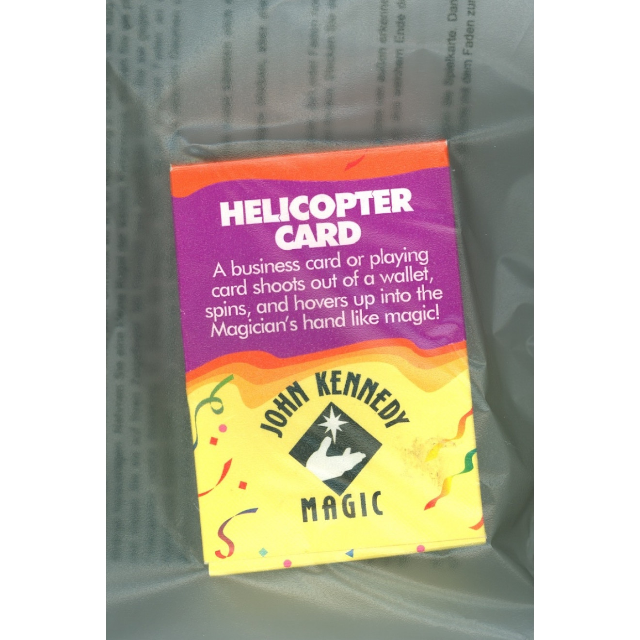 Helicopter Card