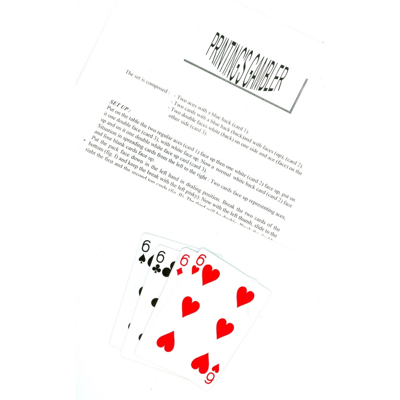 Printing's Gambler by J.P. Vallarino