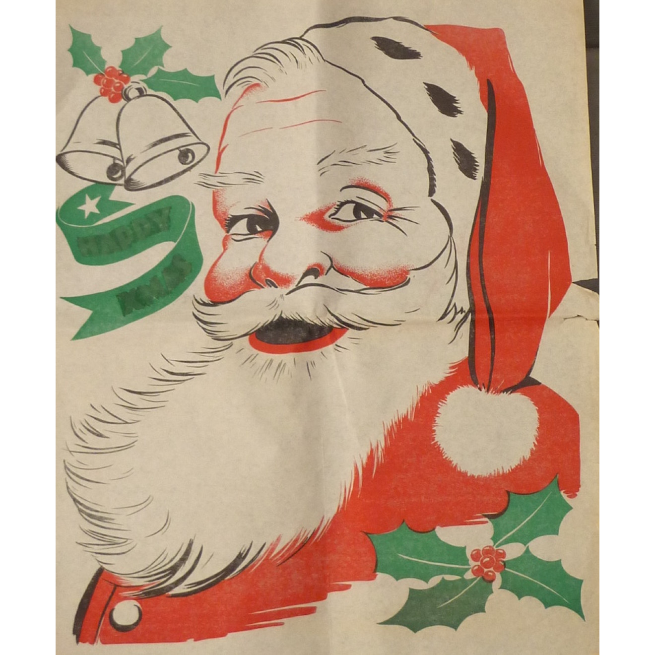 Father Christmas Paper Tear