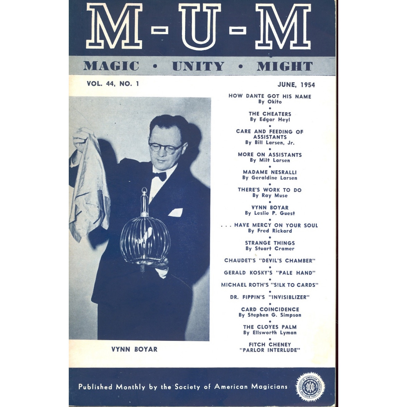 M-U-M Vol. 44 (1953-1954)
