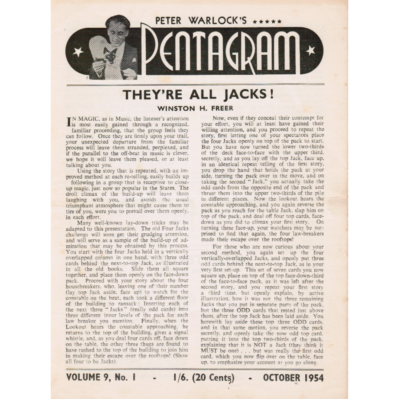 Pentagram Vol.9 (October 1954 bis September 1955)