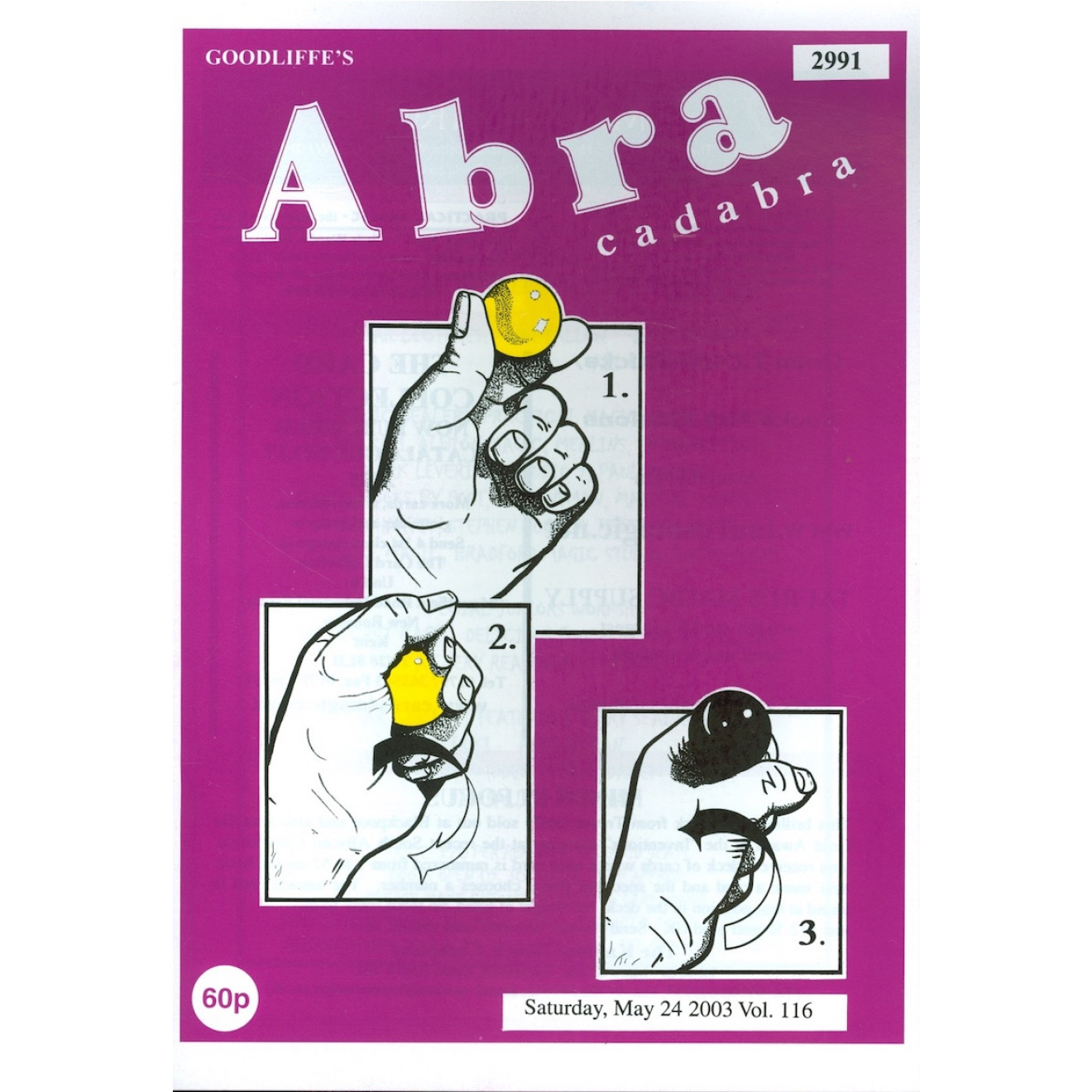 Abracadrabra, 116. Jahrgang