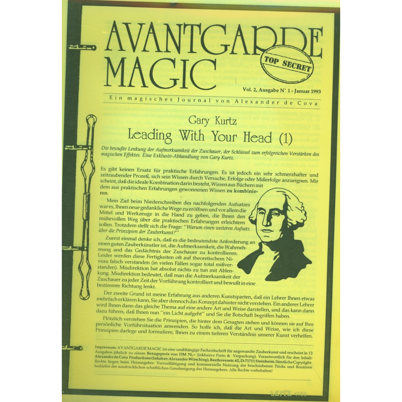 Avantgarde Magic Vol.2 Nr. 1 / Januar 1993