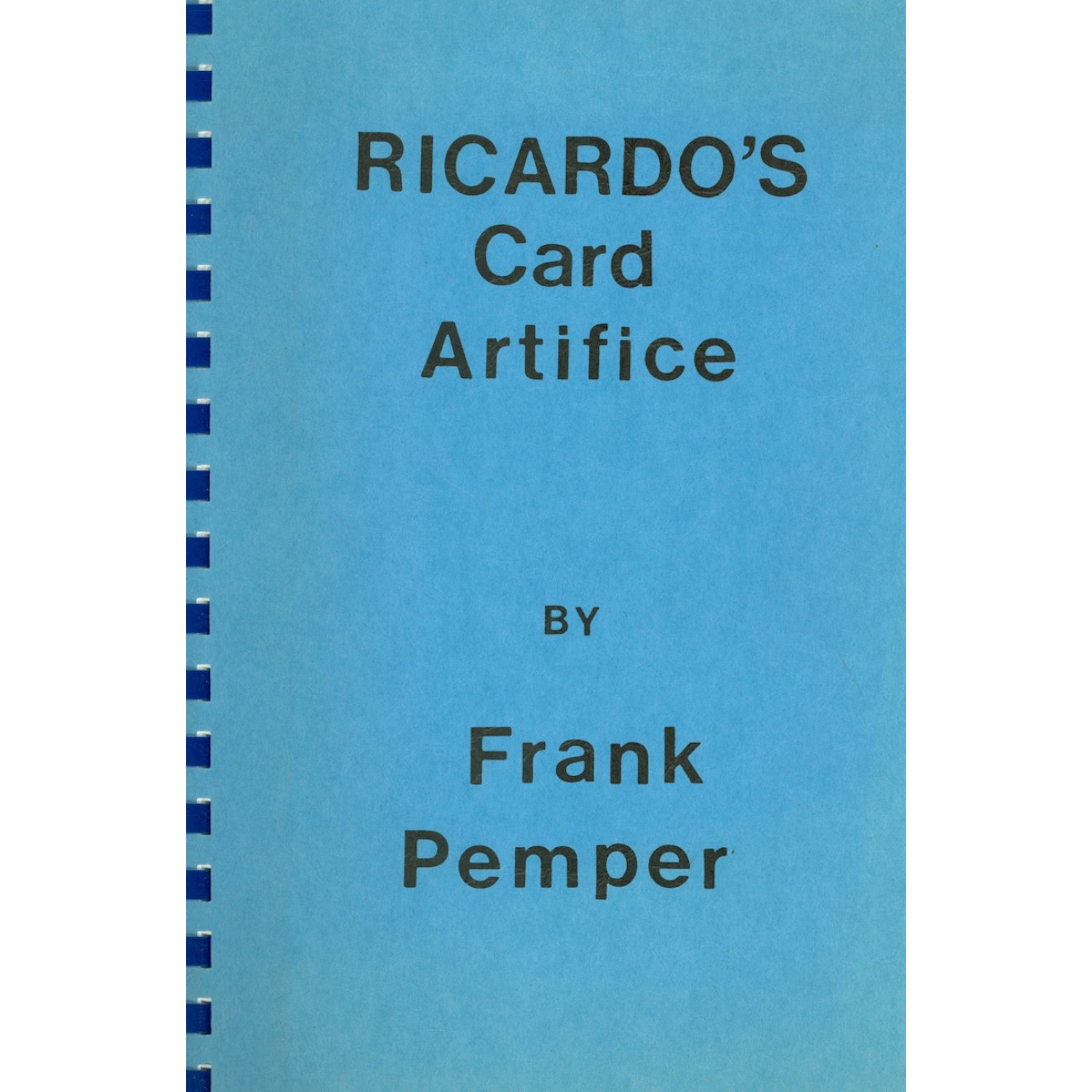 Ricardo's Card Artifice