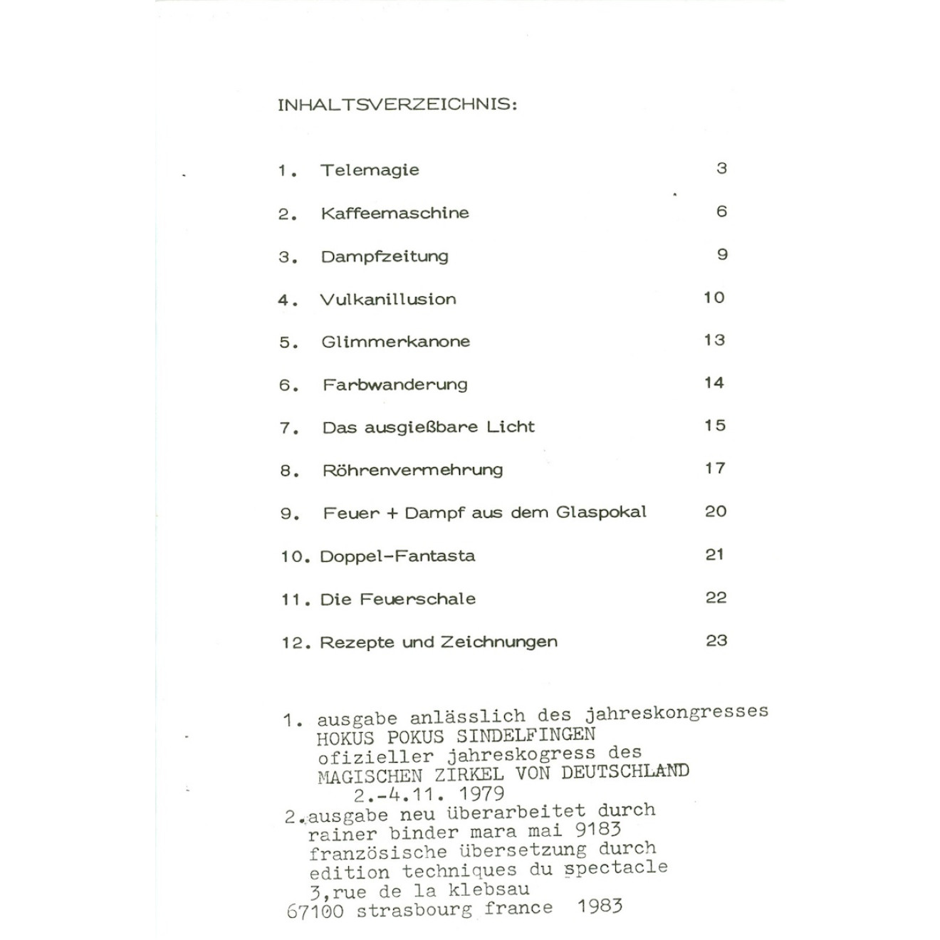 Feuer - Dampf + Licht mara book 1