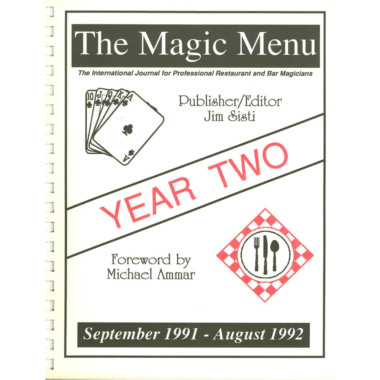 The Magic Menu. Year Two. September 1991 - August 1992.