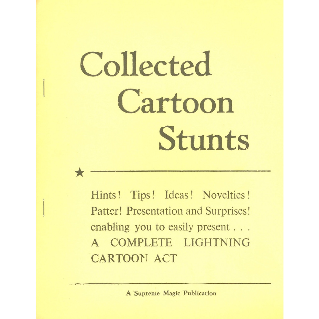 Collected Cartoon Stunts