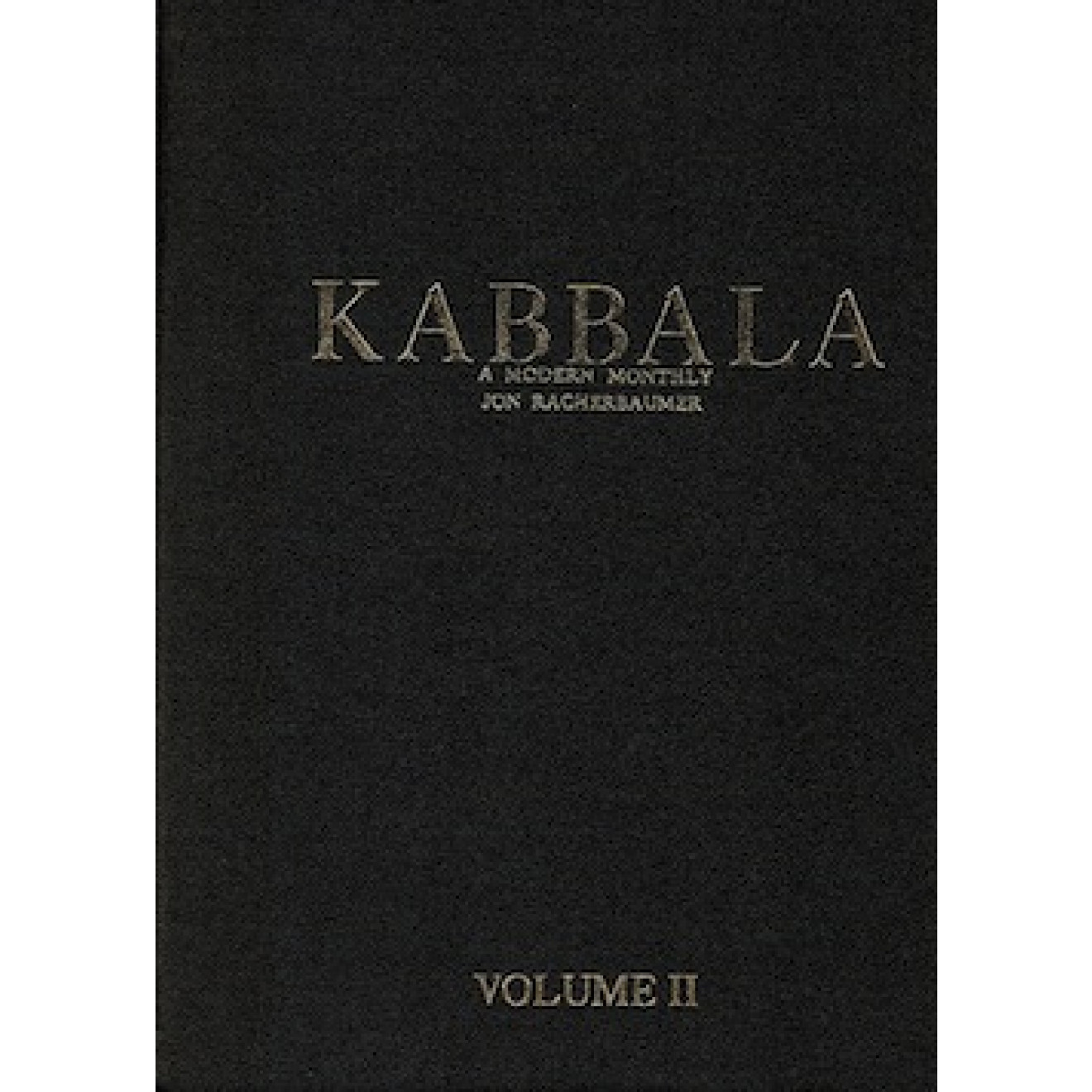 KABBALA - a Modern Monthly Vol.II