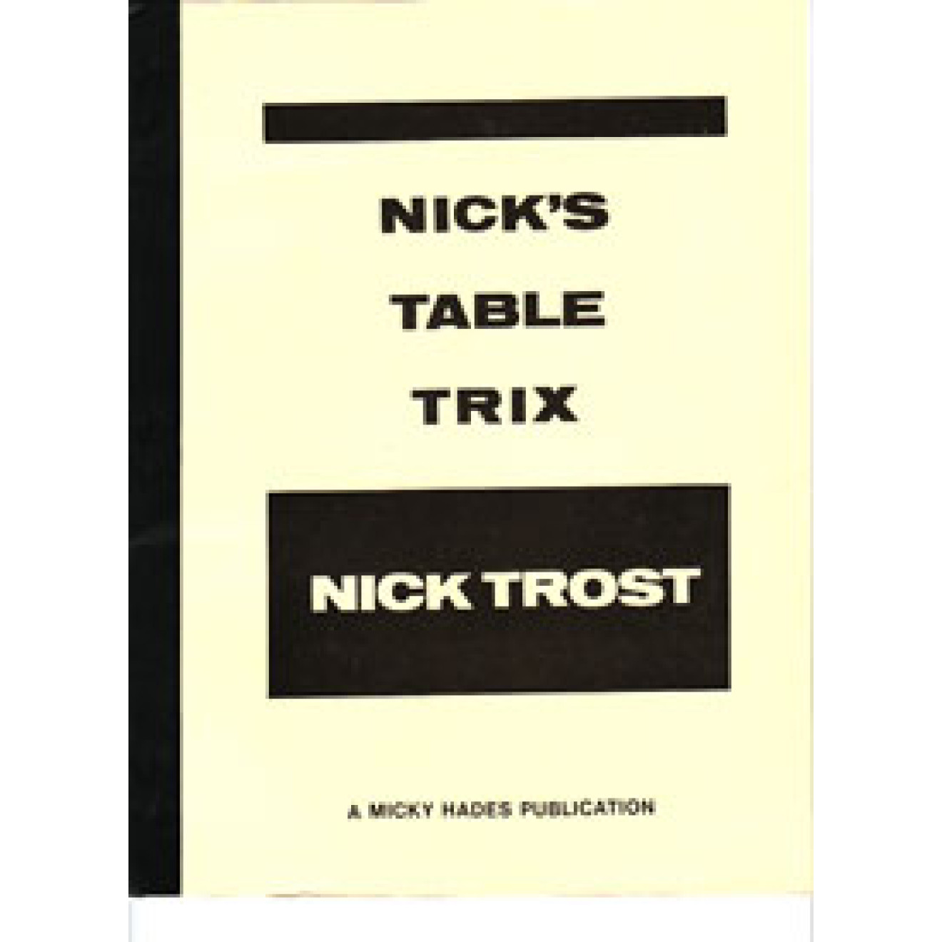 Nick's Table Trix