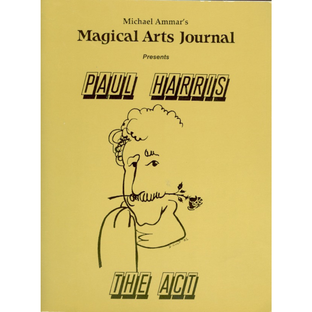 Paul Harris. The Act (Magical Arts Journal)