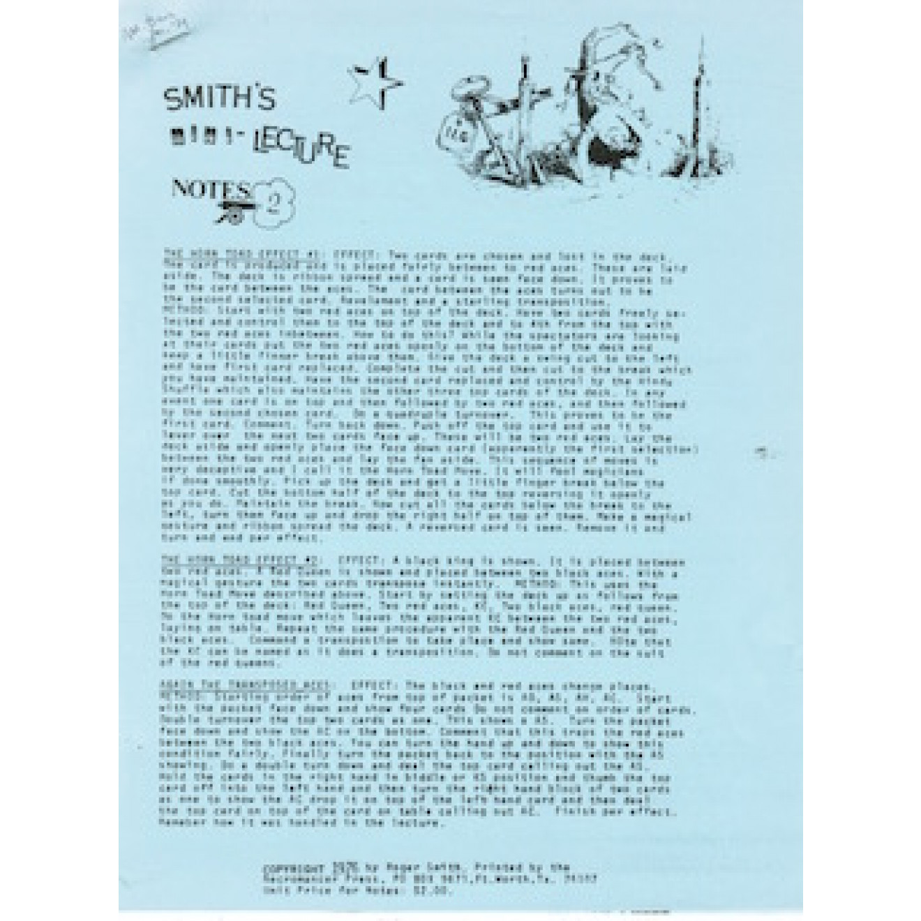Smith's Mini - Lecture No.2