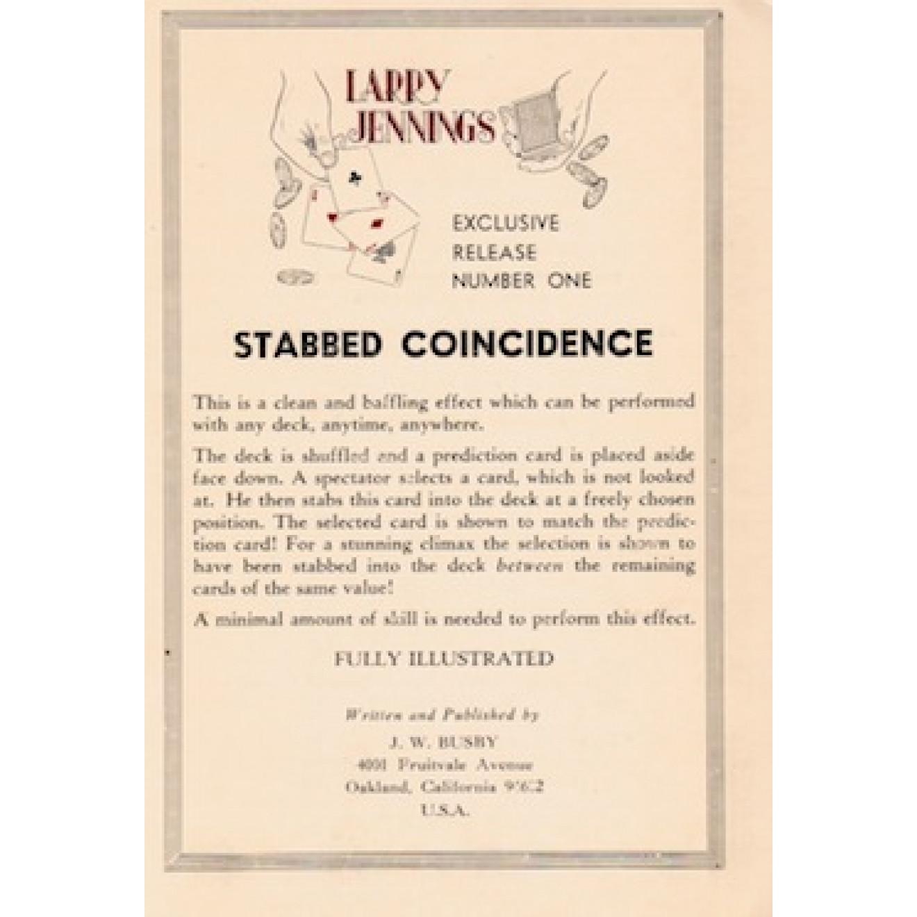 Stabbed Coincidence