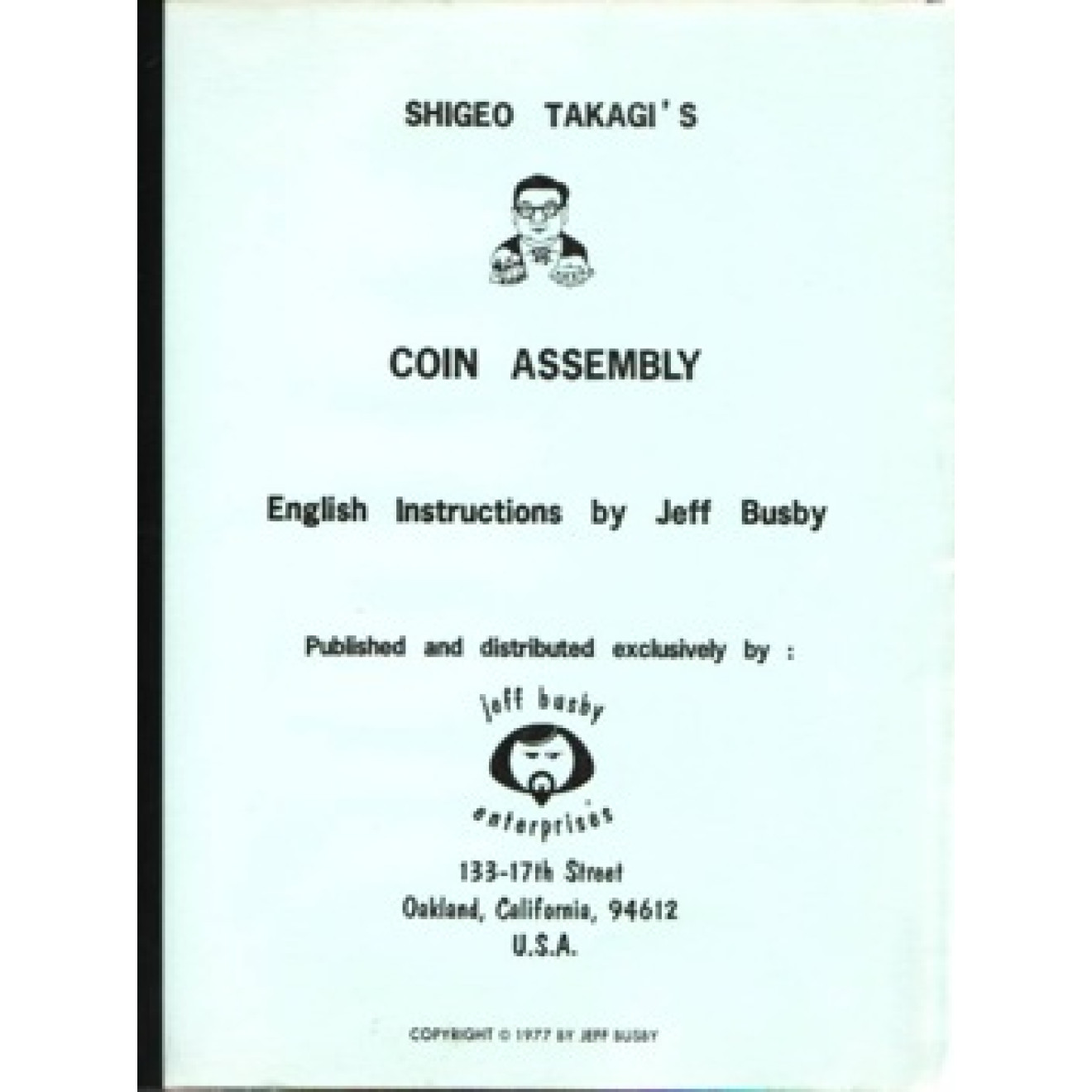 Shigeo TAKAGI'S COIN ASSEMBLY