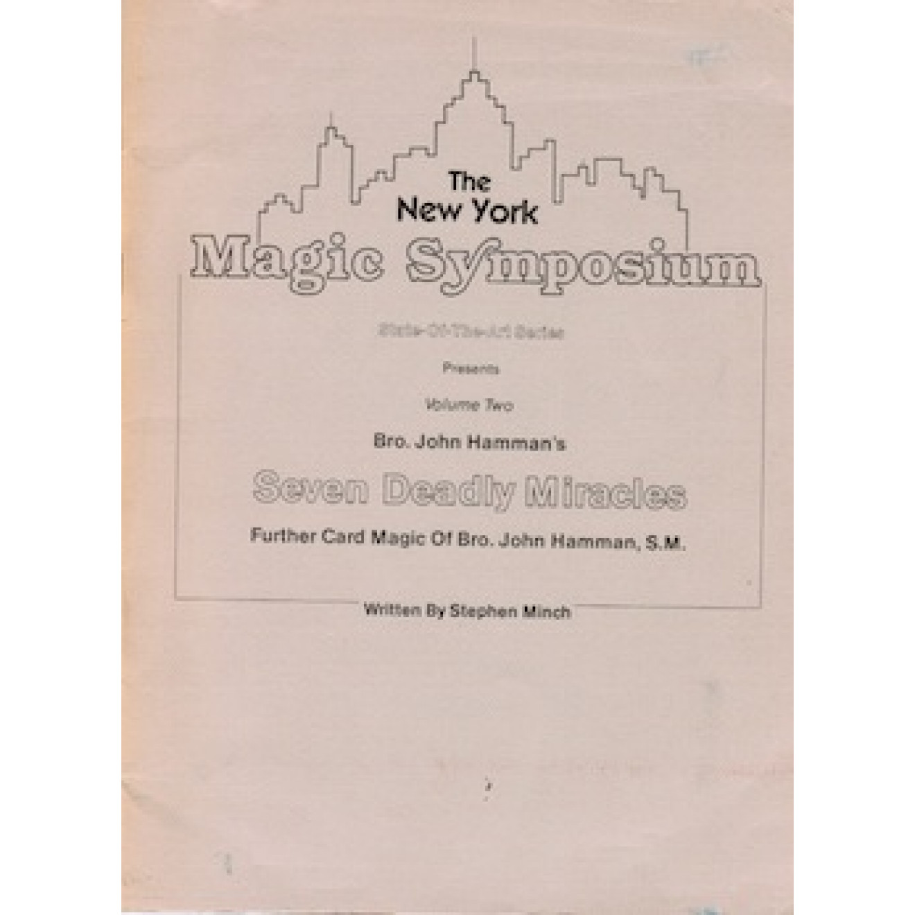 The New York Magic Symposium Vol. 2