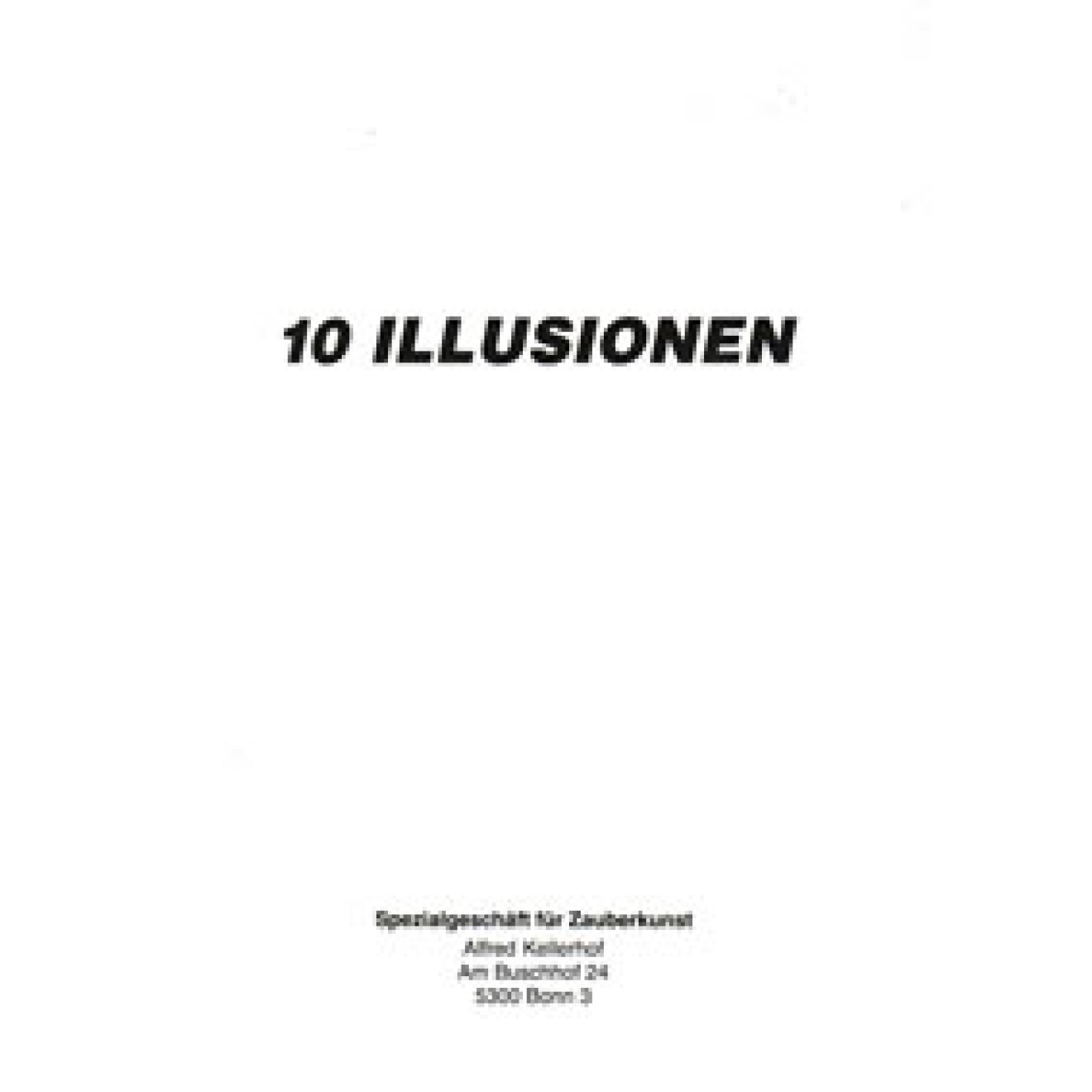 10 Illusionen