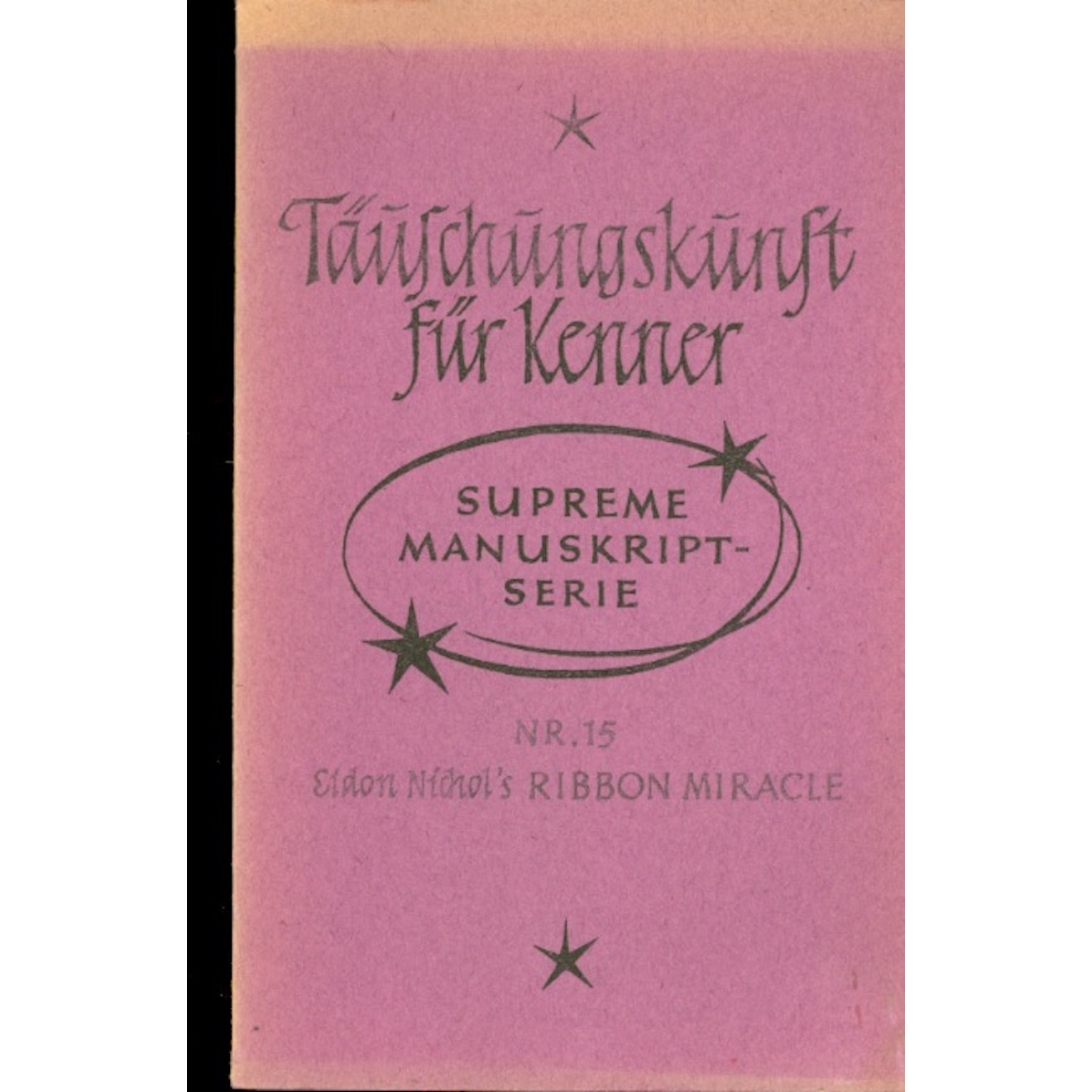 Täuschungskunst für Kenner, Nr.15