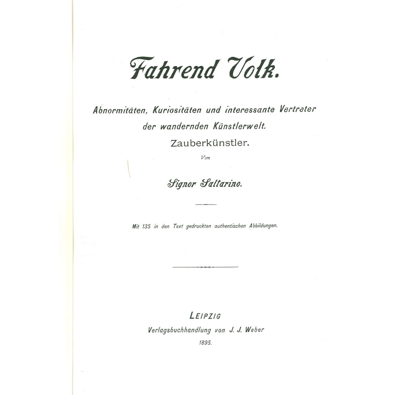 Fahrend Volk von Signor Saltrimo