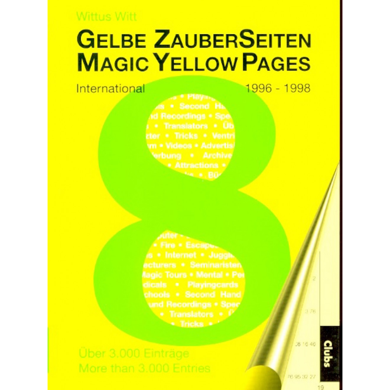 Gelbe Zauberseiten/Magic Yellow Pages 8, 1996–1998