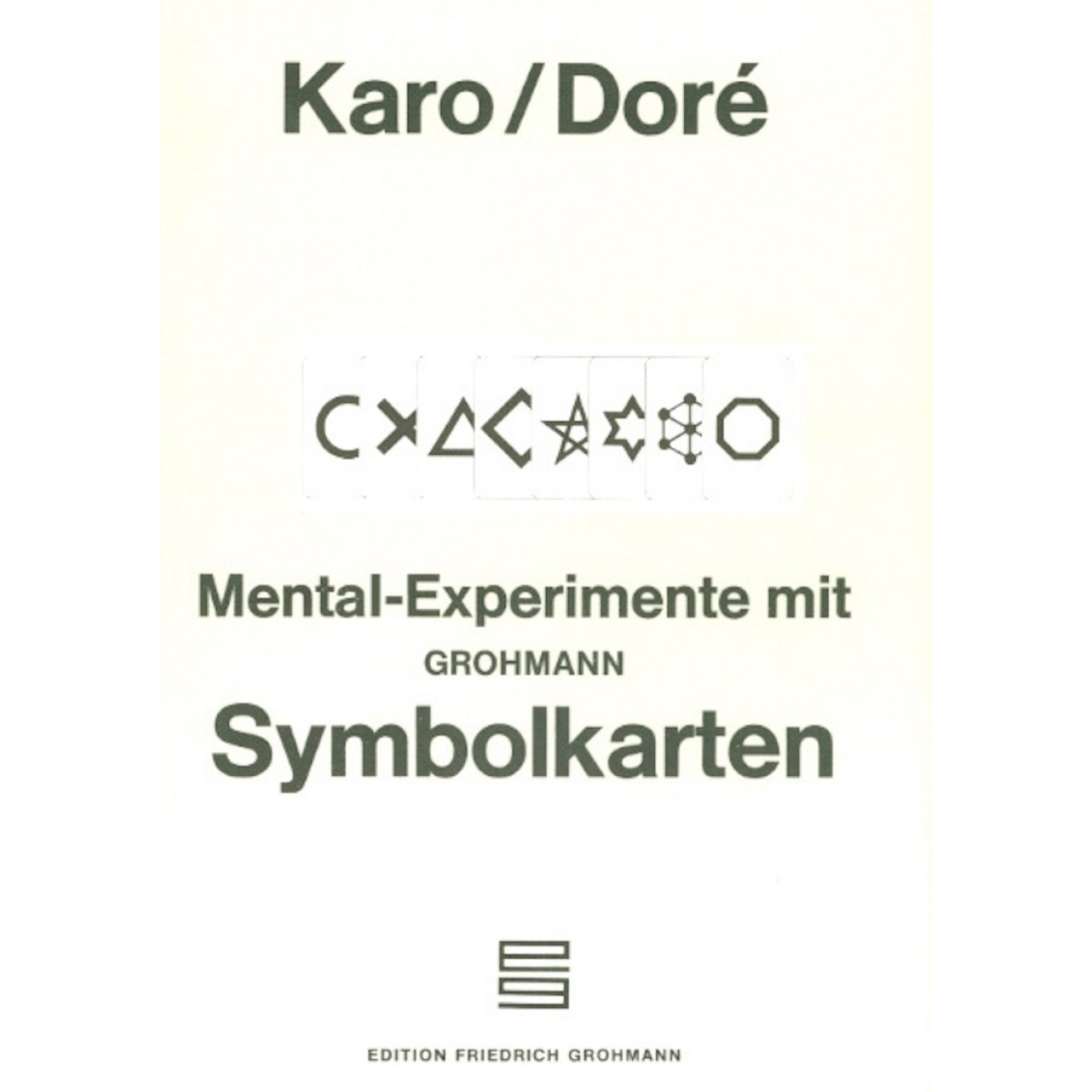 Mental-Experimente mit Großmann Symbolkarten Edition Grohmann