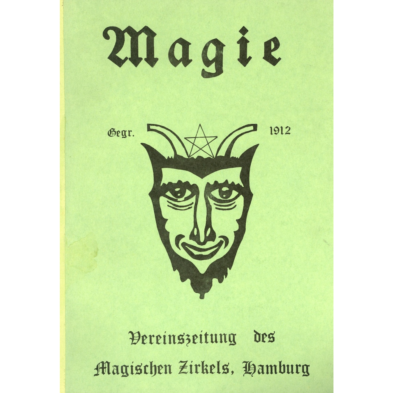 Magie, 1. Jahrgang 1918/19, Reprint