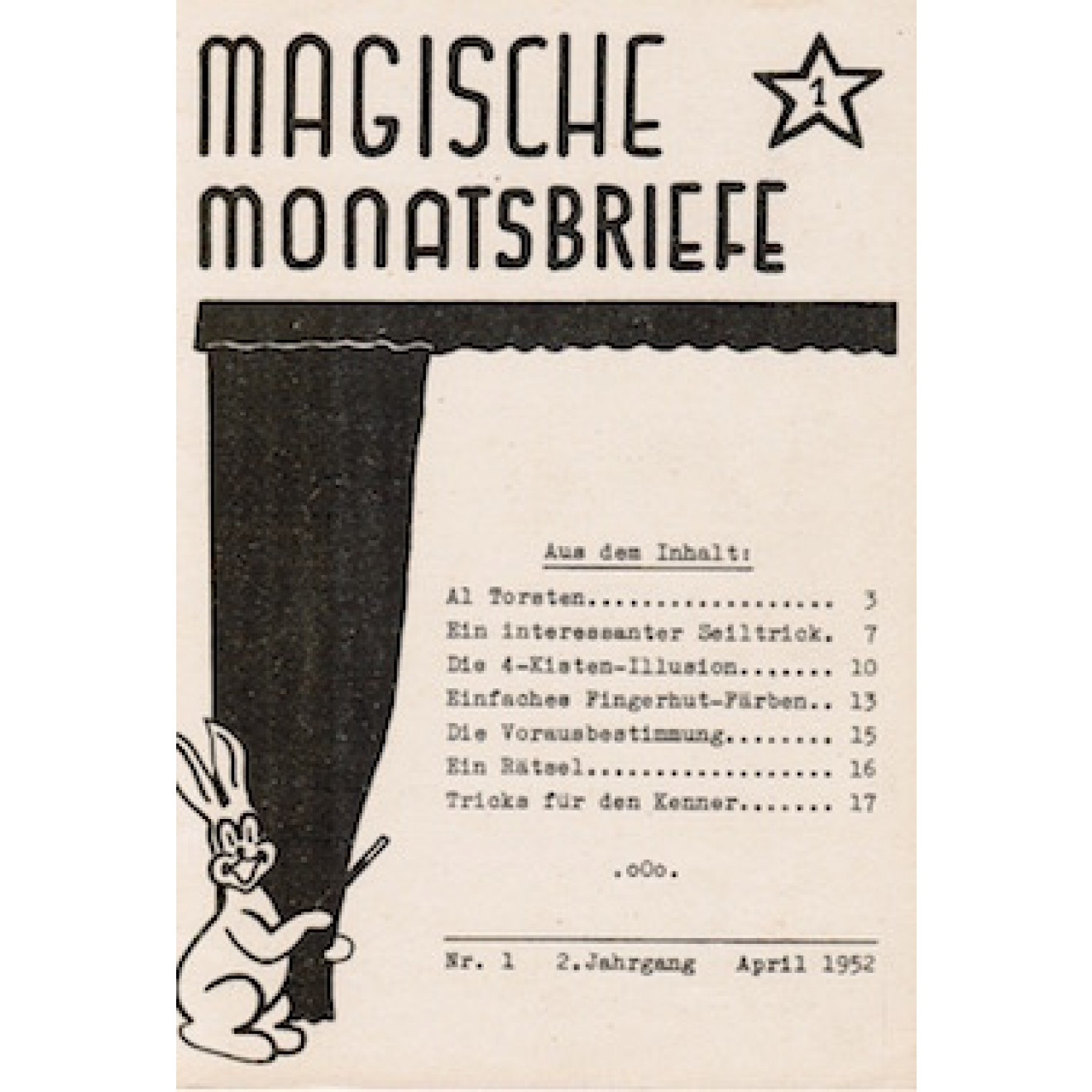 Magisches Magazin, 2. Jahrgang