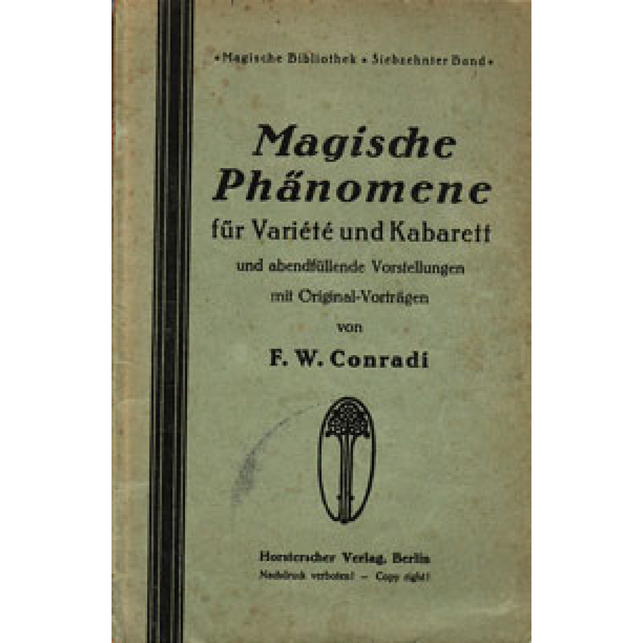 Magische Phänomene für Varieté und Kabarett (brosch.)
