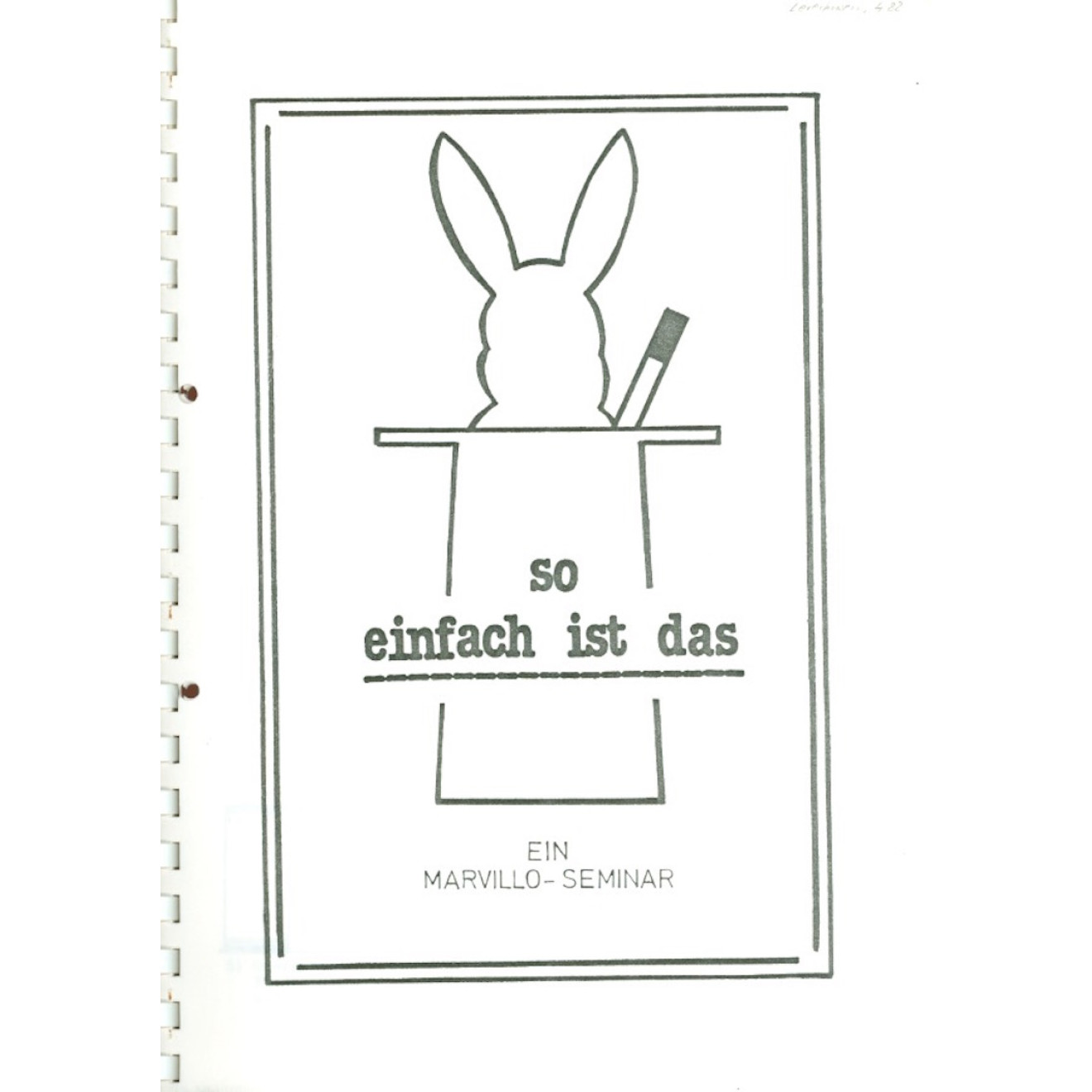 So einfach ist das! (geklammert, gelocht)