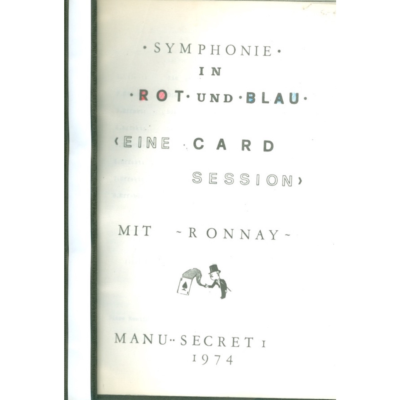 Symphonie in Rot und Blau