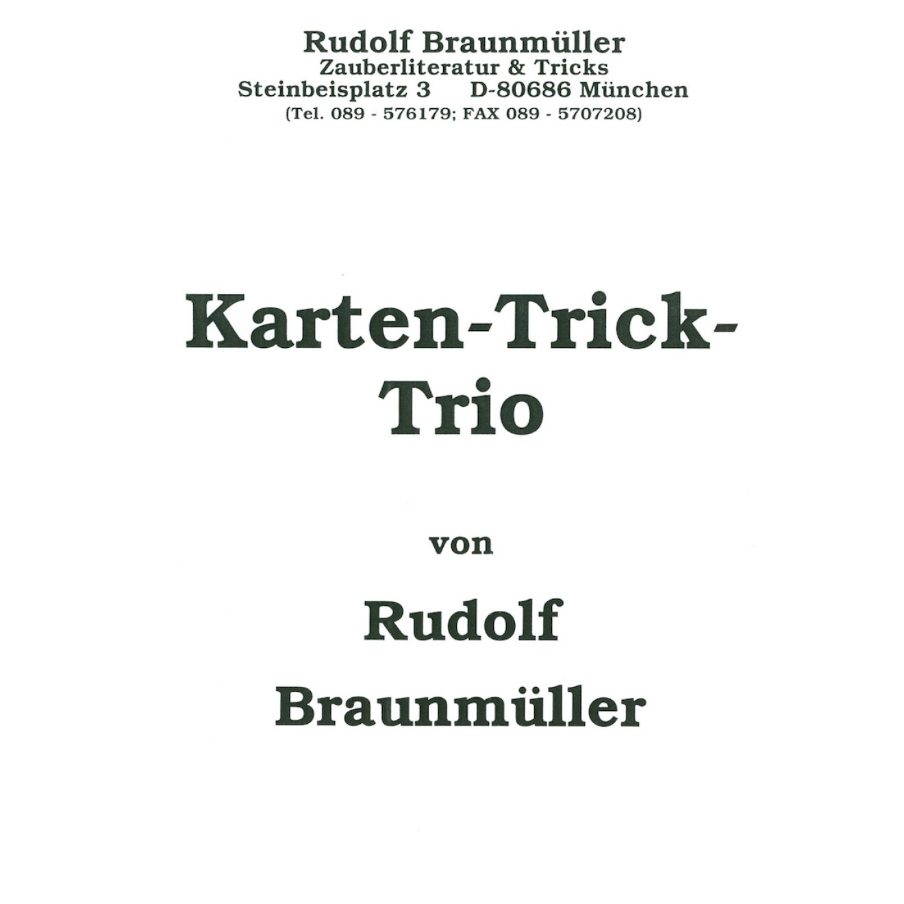 Karten-Trick-Trio