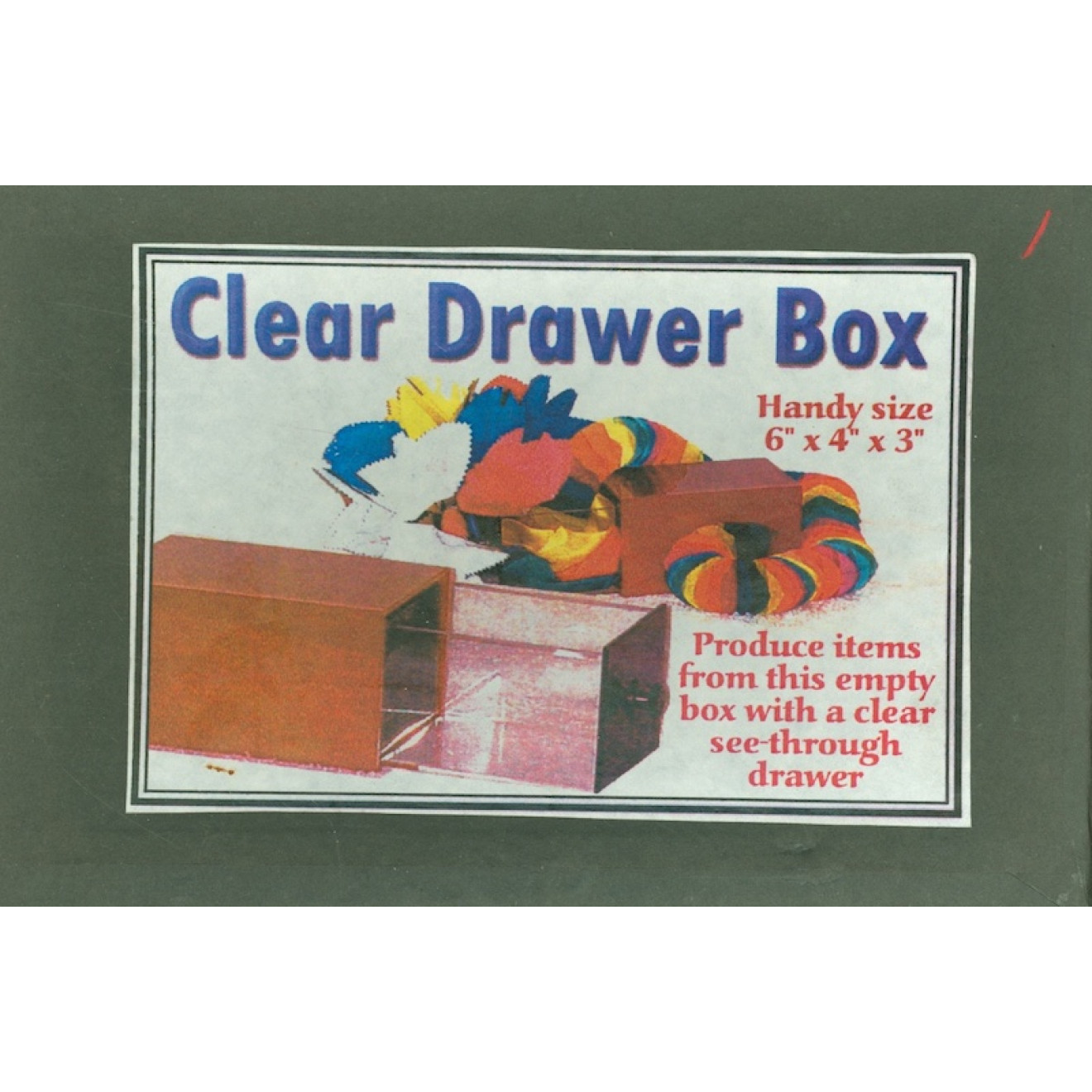 Clear Drawer Box