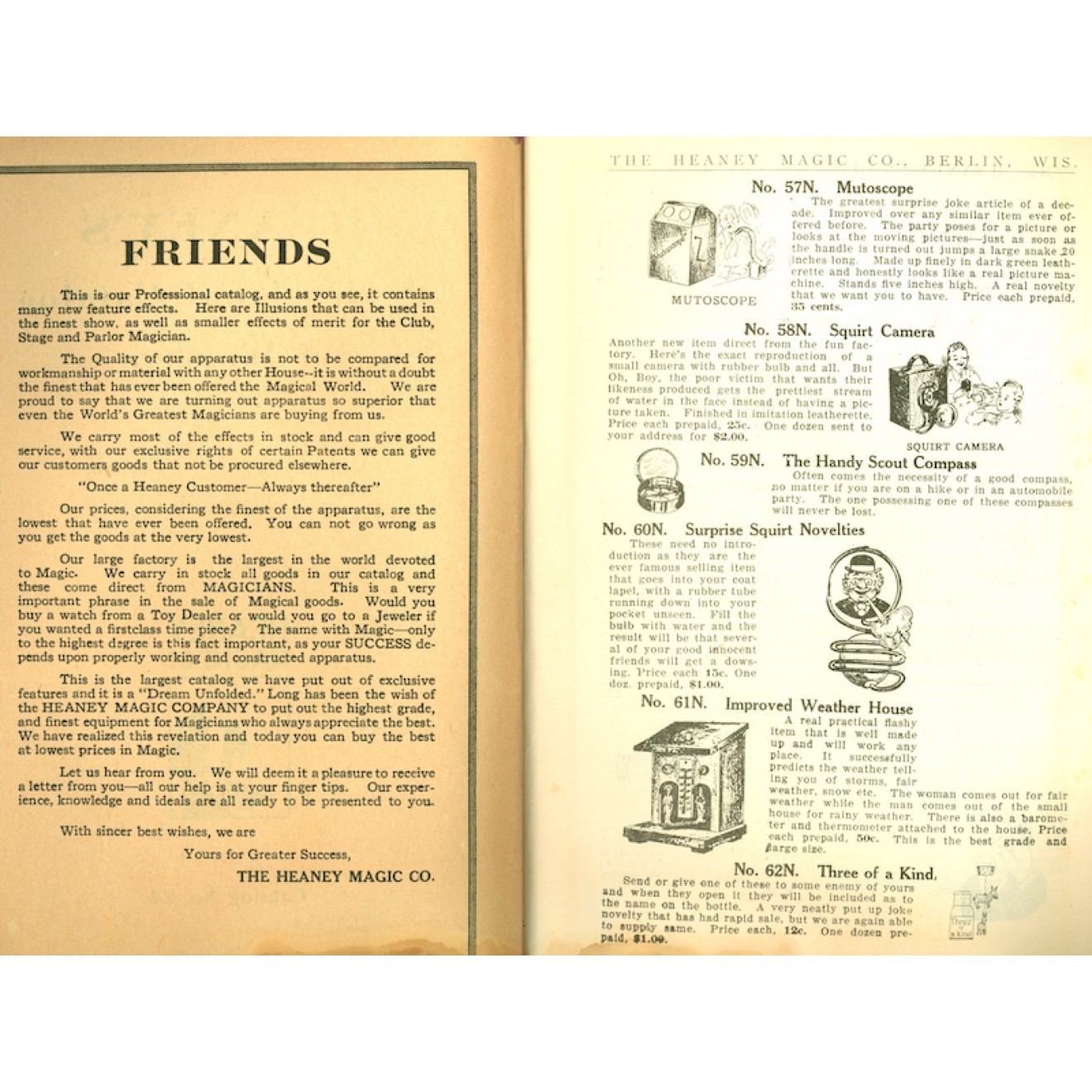 Heaney's Professional Catalog Wonders No.24