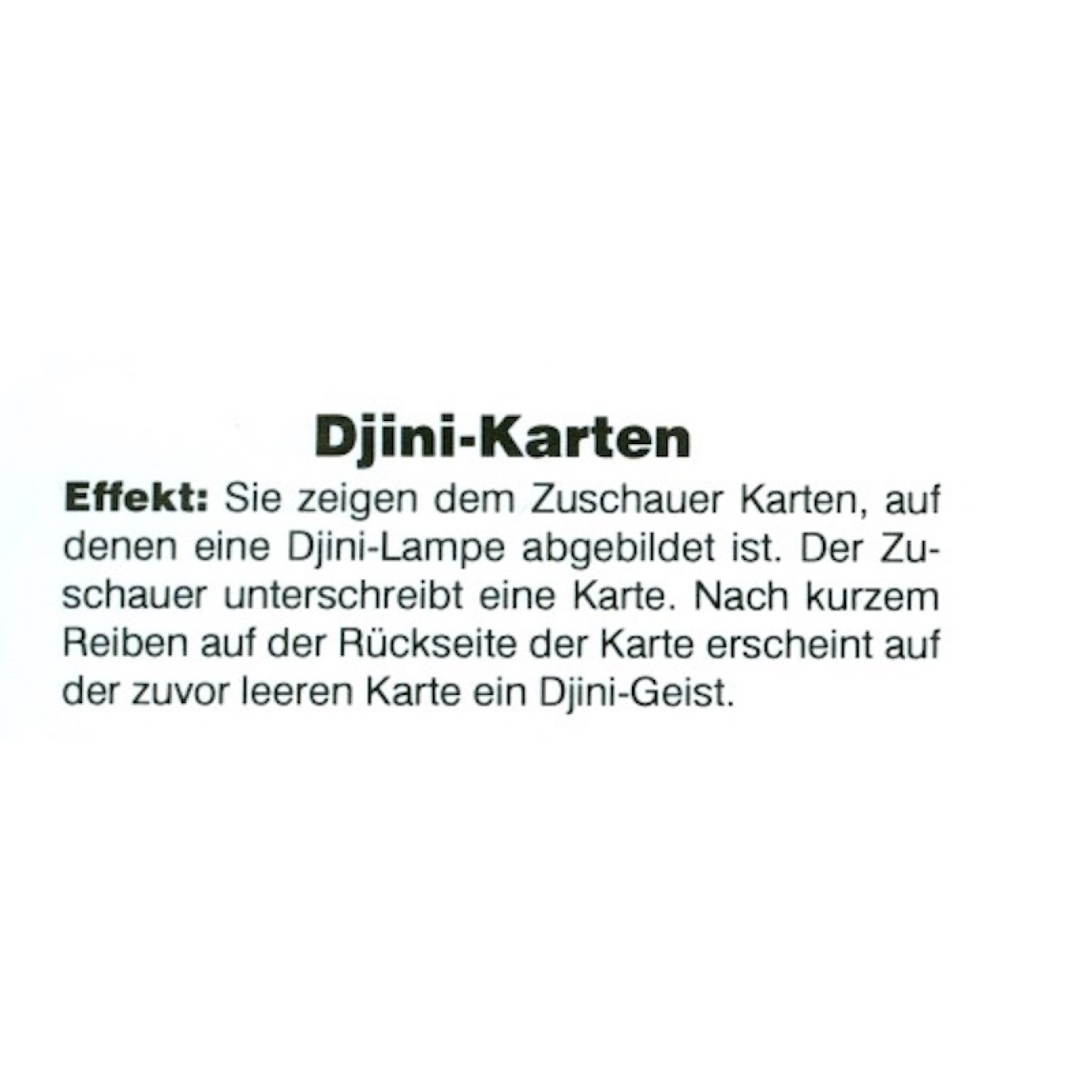 Djini-Karten