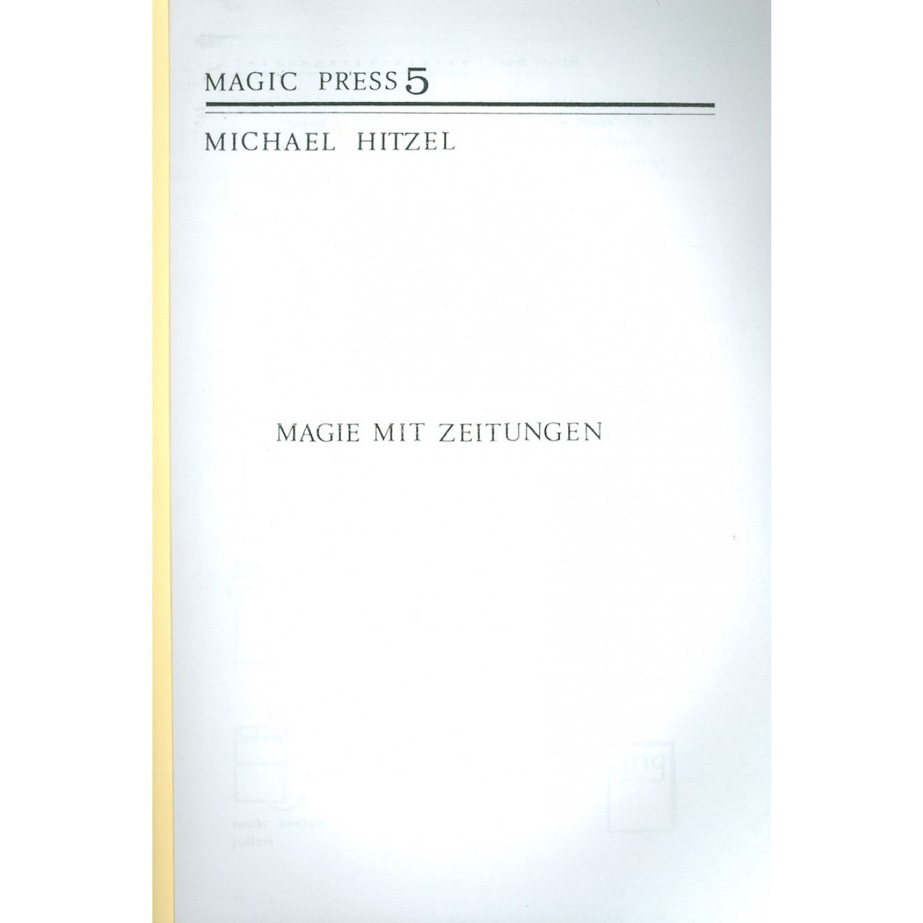 Magie mit Zeitungen