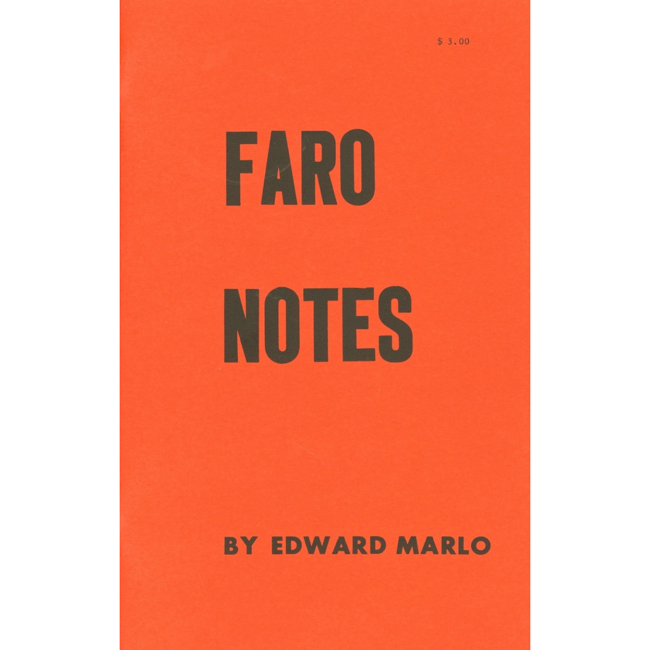 Faro Notes