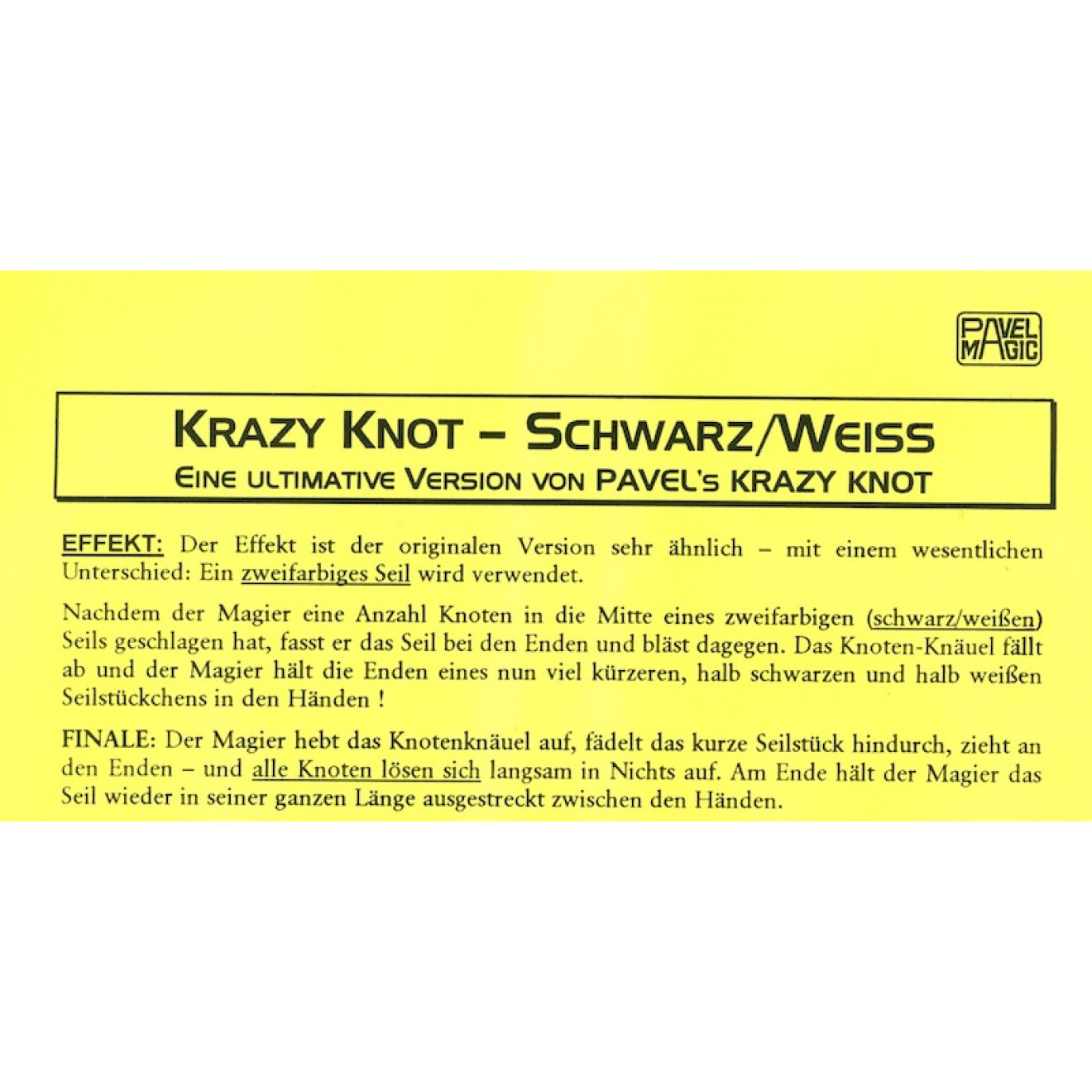 Krazy Knot - Schwarz/ Weiss